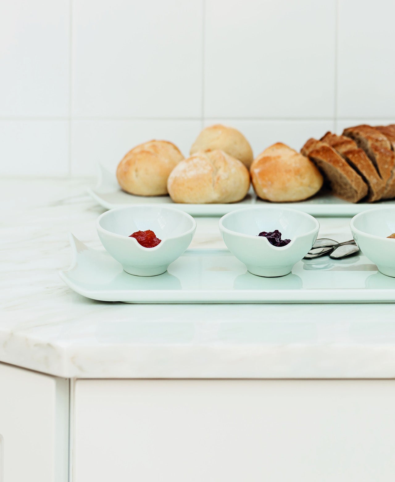 Rectangular Buffet Platter - White