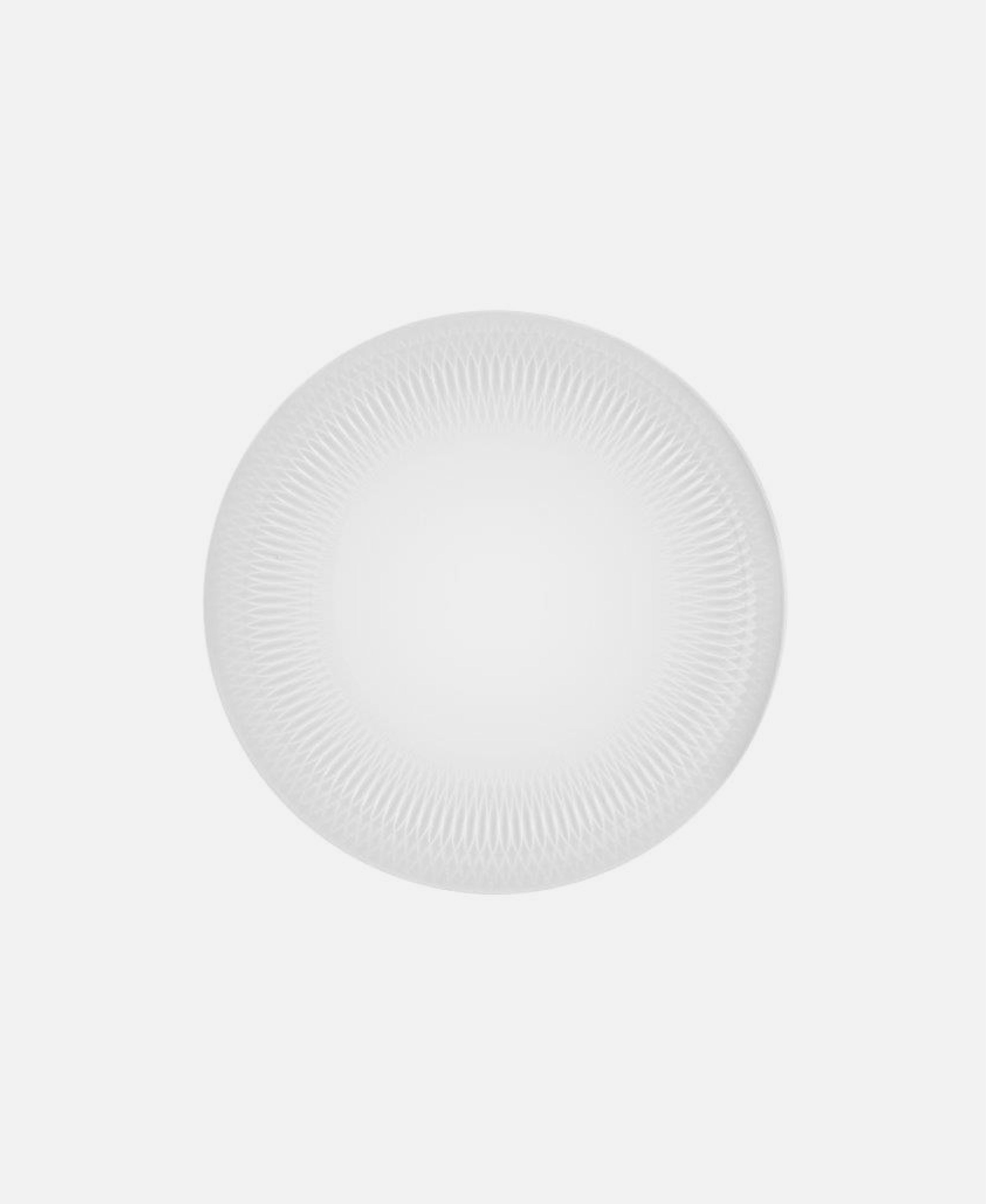 Plato Llano Utopia - Blanco