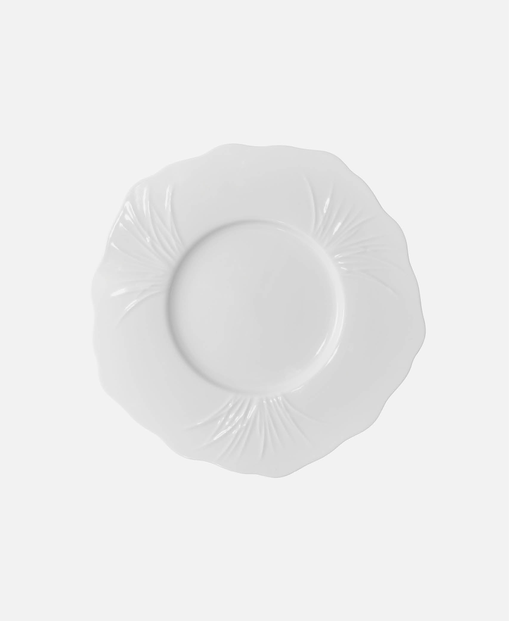 Plato Lara Glaze Chef's Collection - Blanco