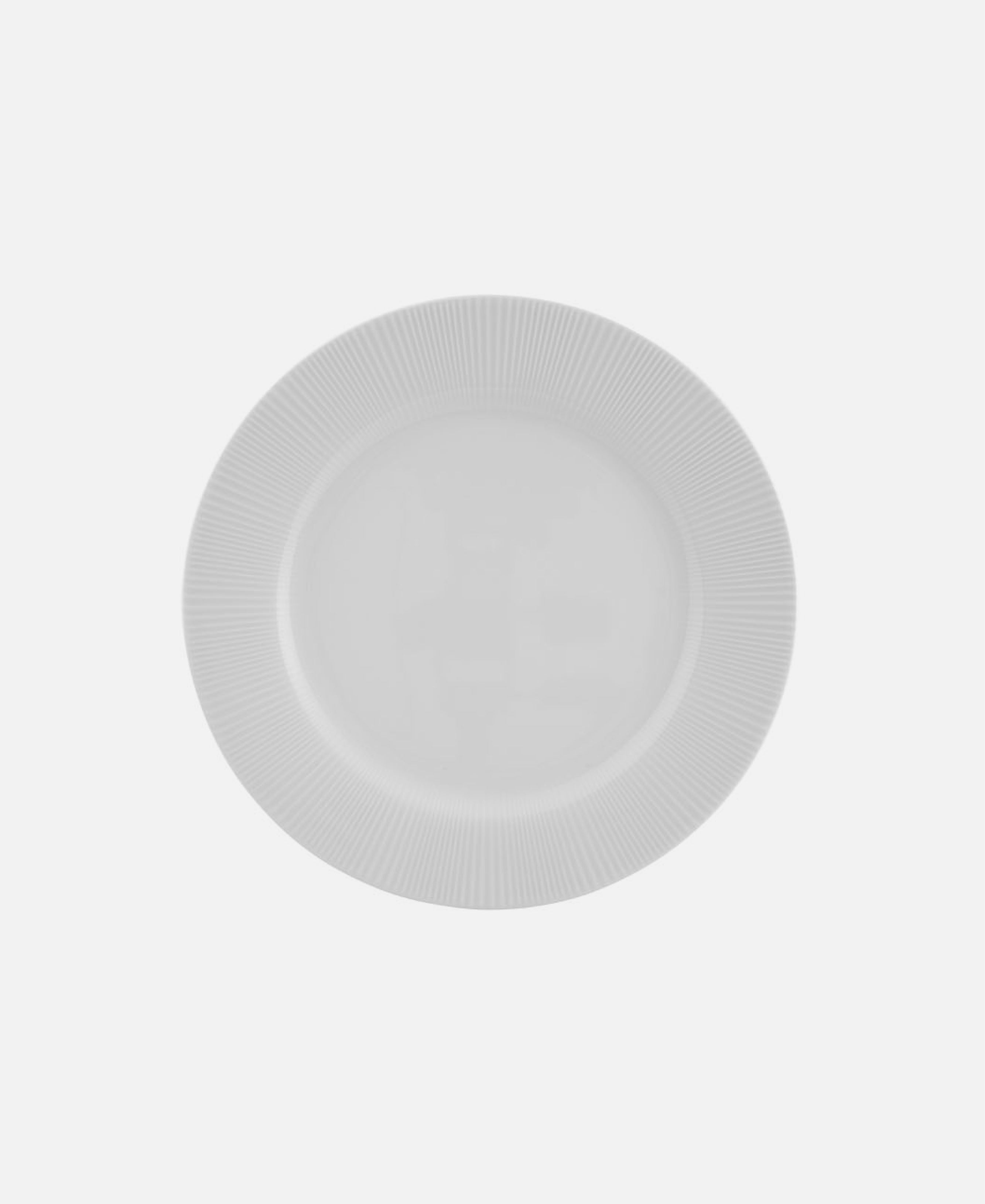 Plato Llano Verve - Blanco