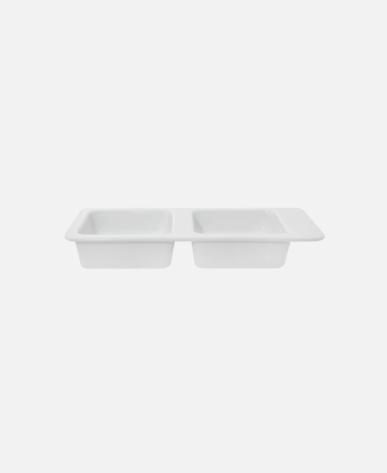 Duplo Couvert Appetizer Plate - White