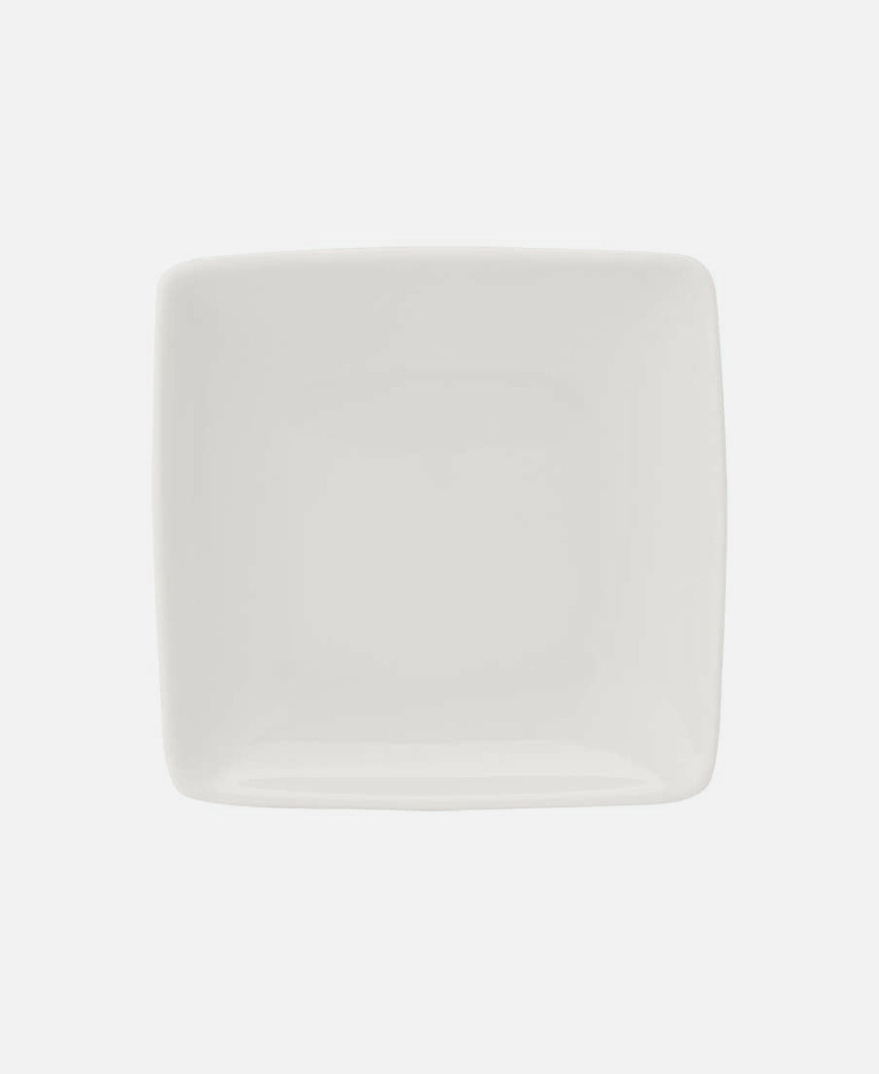 Plato Llano Cuadrado Carre White - Blanco