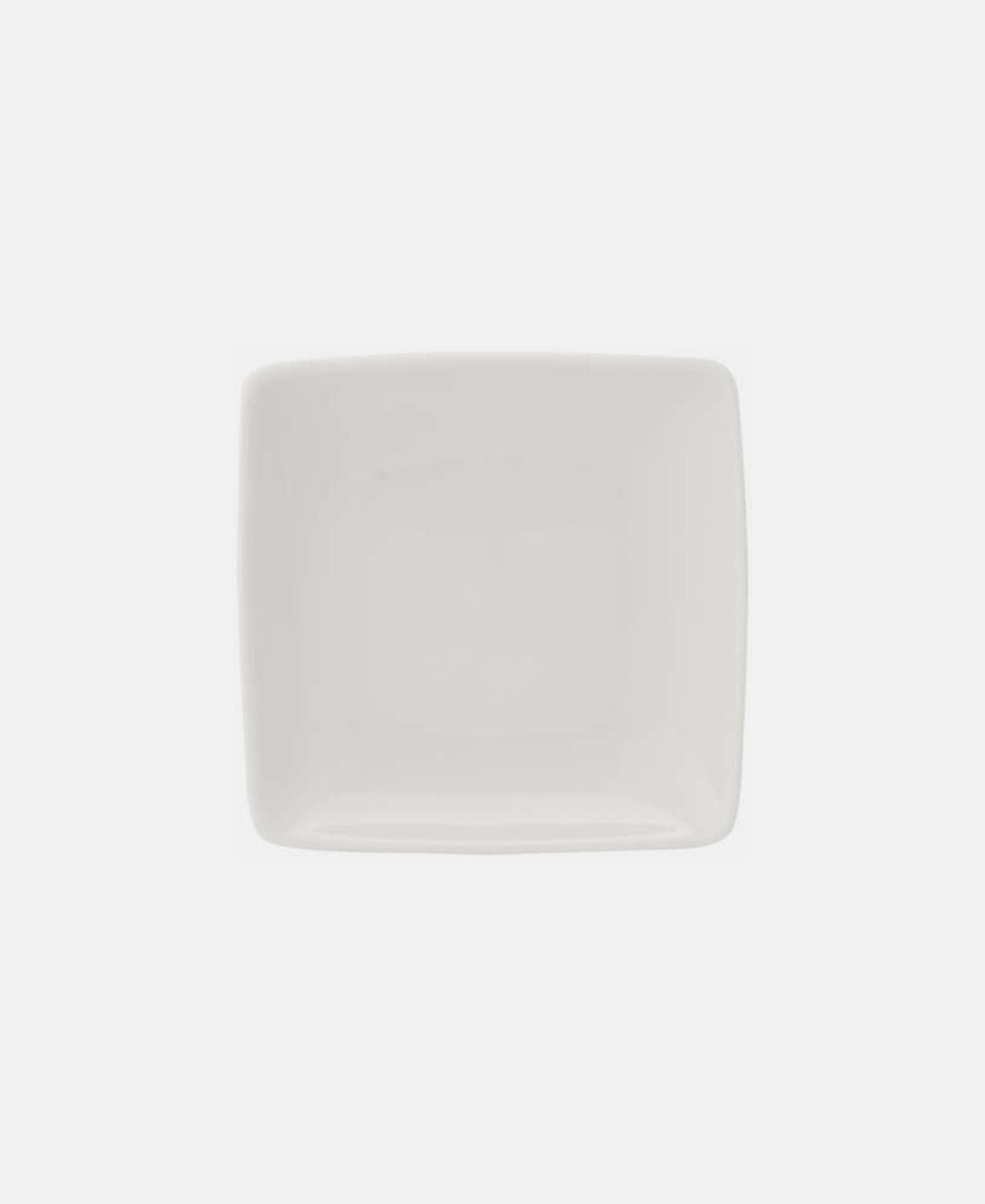Plato Llano Cuadrado Carre White - Blanco