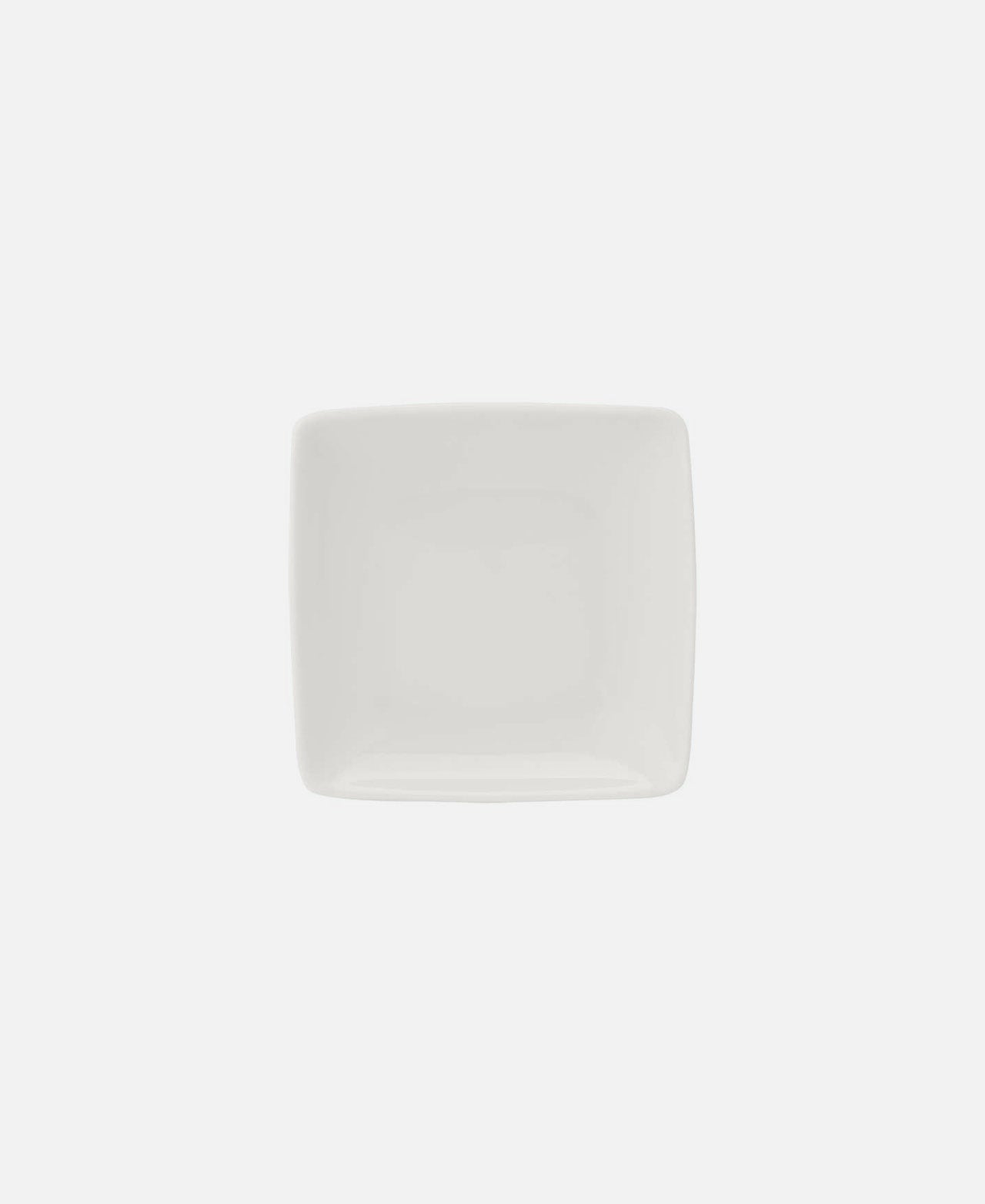 Plato Llano Cuadrado Carre White - Blanco