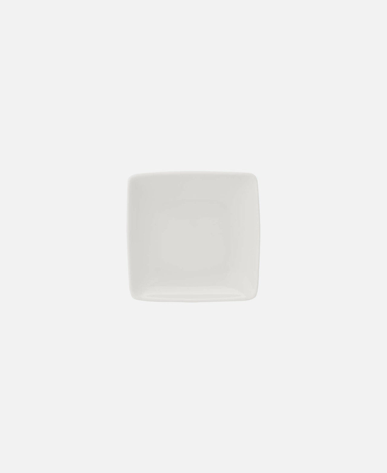 Plato Llano Cuadrado Carre White - Blanco