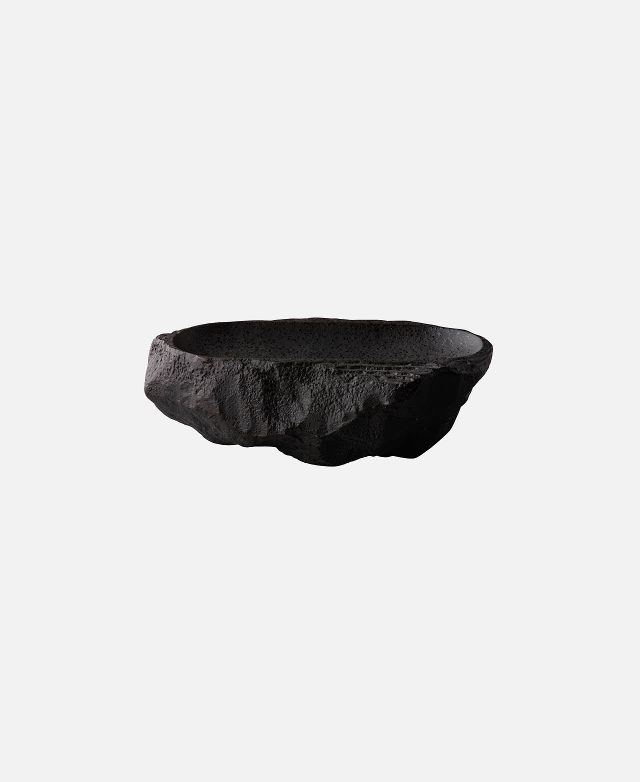 Plato Roca Oval Studio Raw - Negro