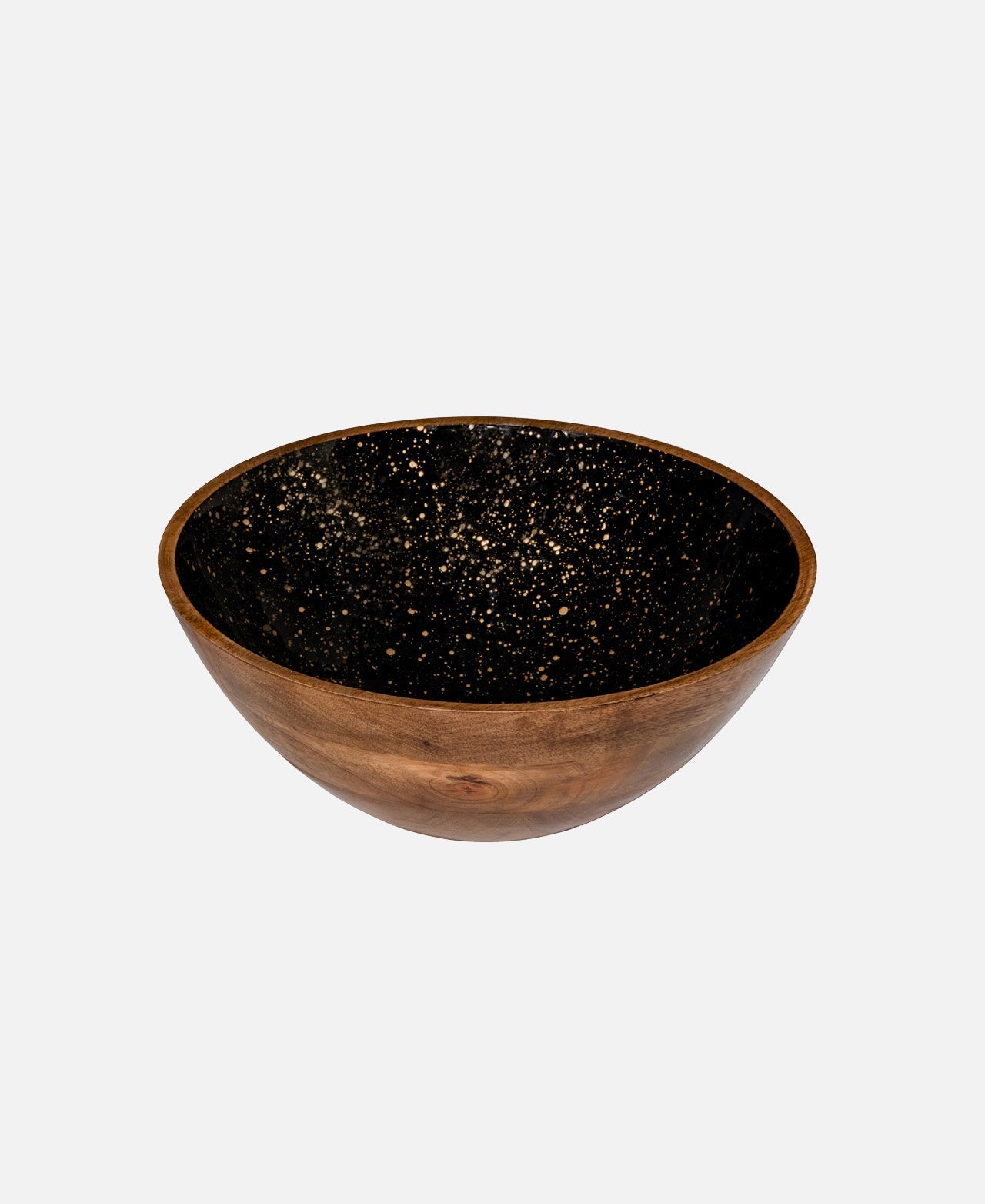 Large Round Bowl - Black/Brown