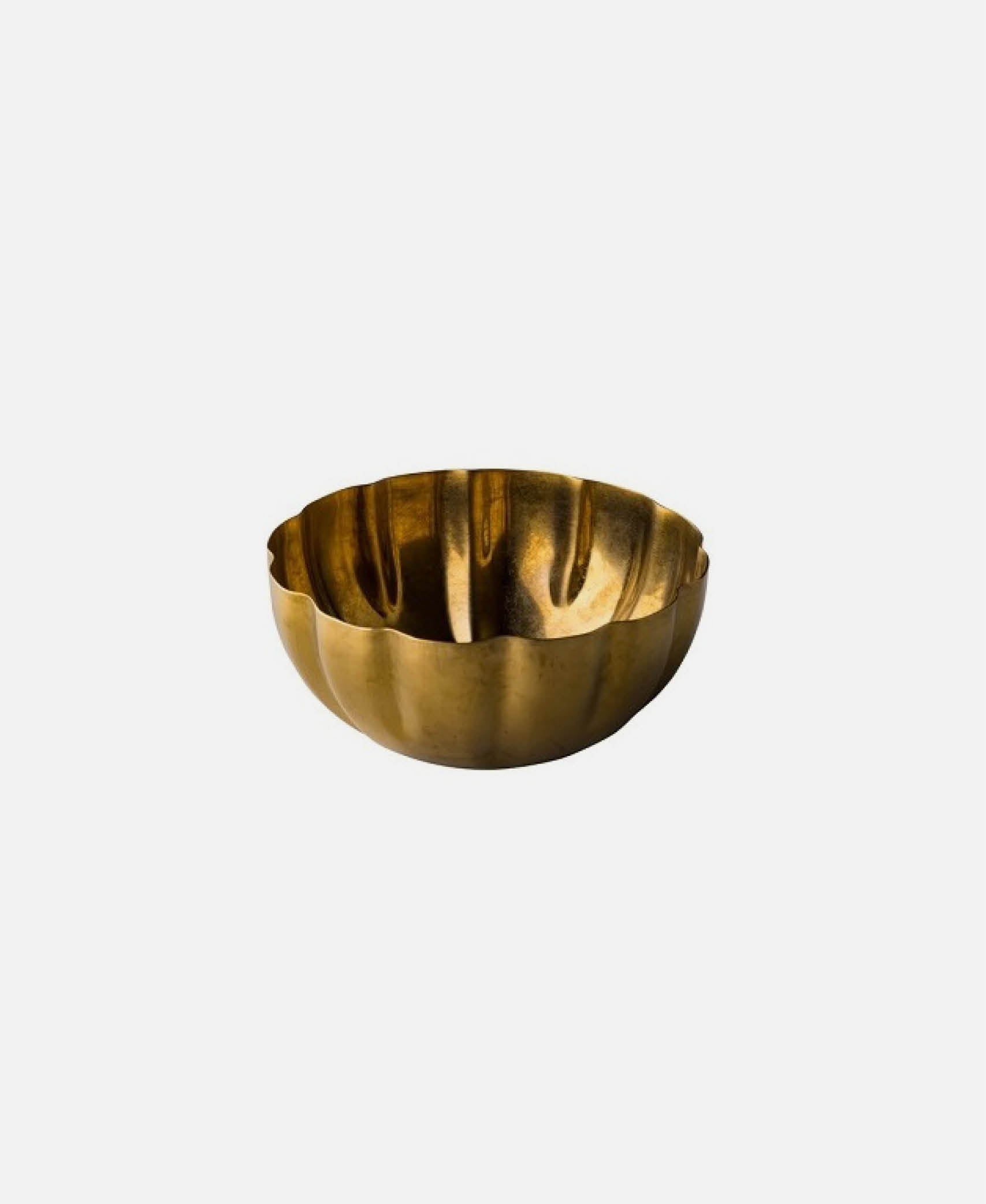 Bol Forma Flor Rvs Vintage - Latón Ø 10 x 5,5 cm (30 cl)