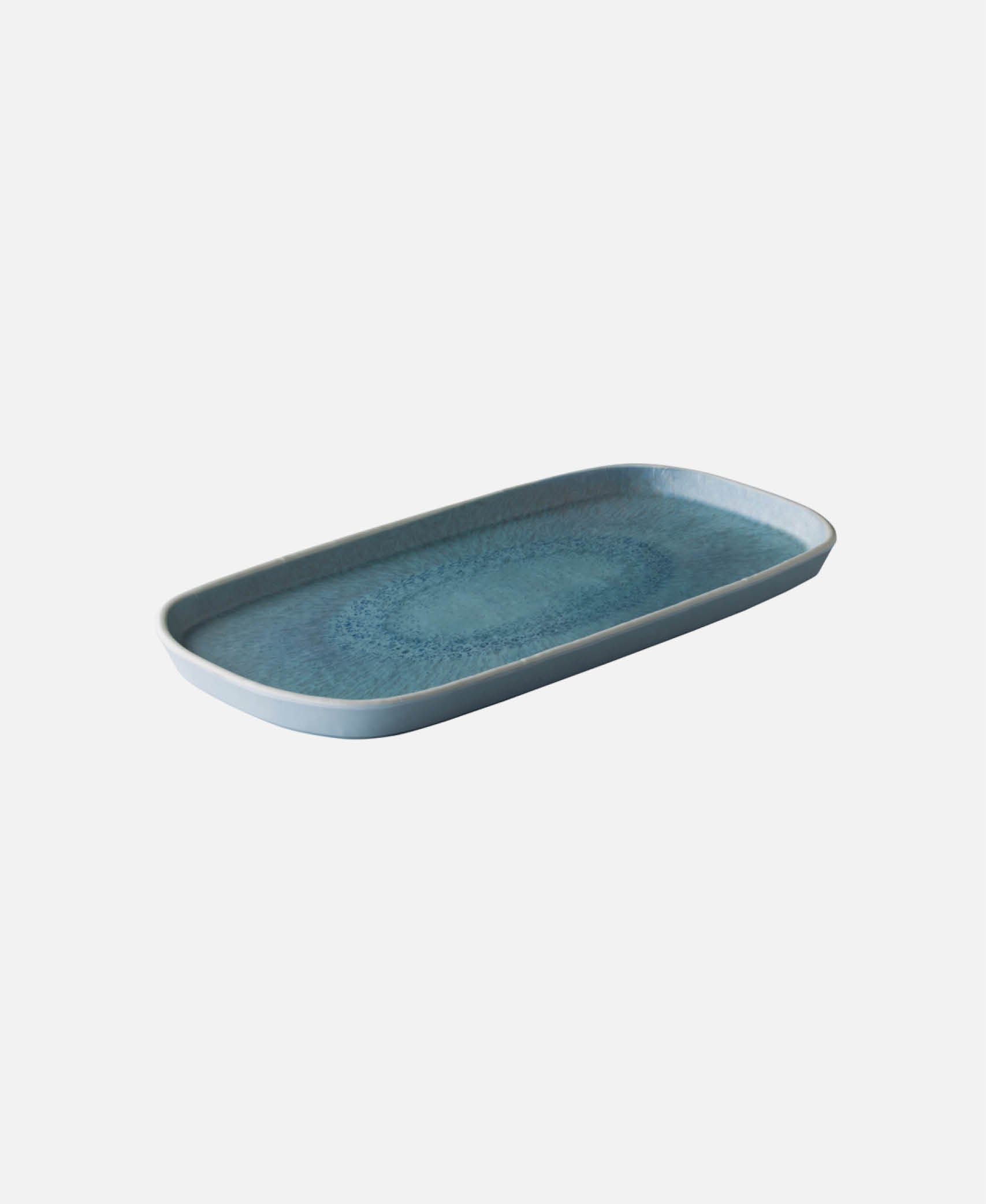 Plato rectangular Ocean - Azul