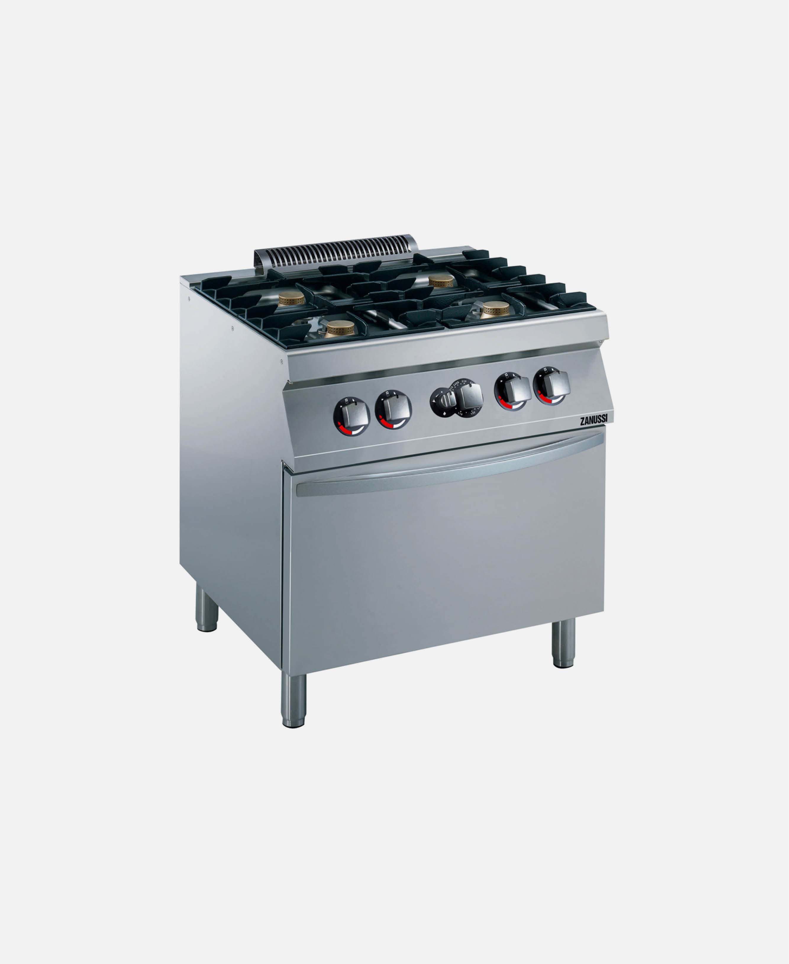 Cocina Gas 4 Quemadores - Inox