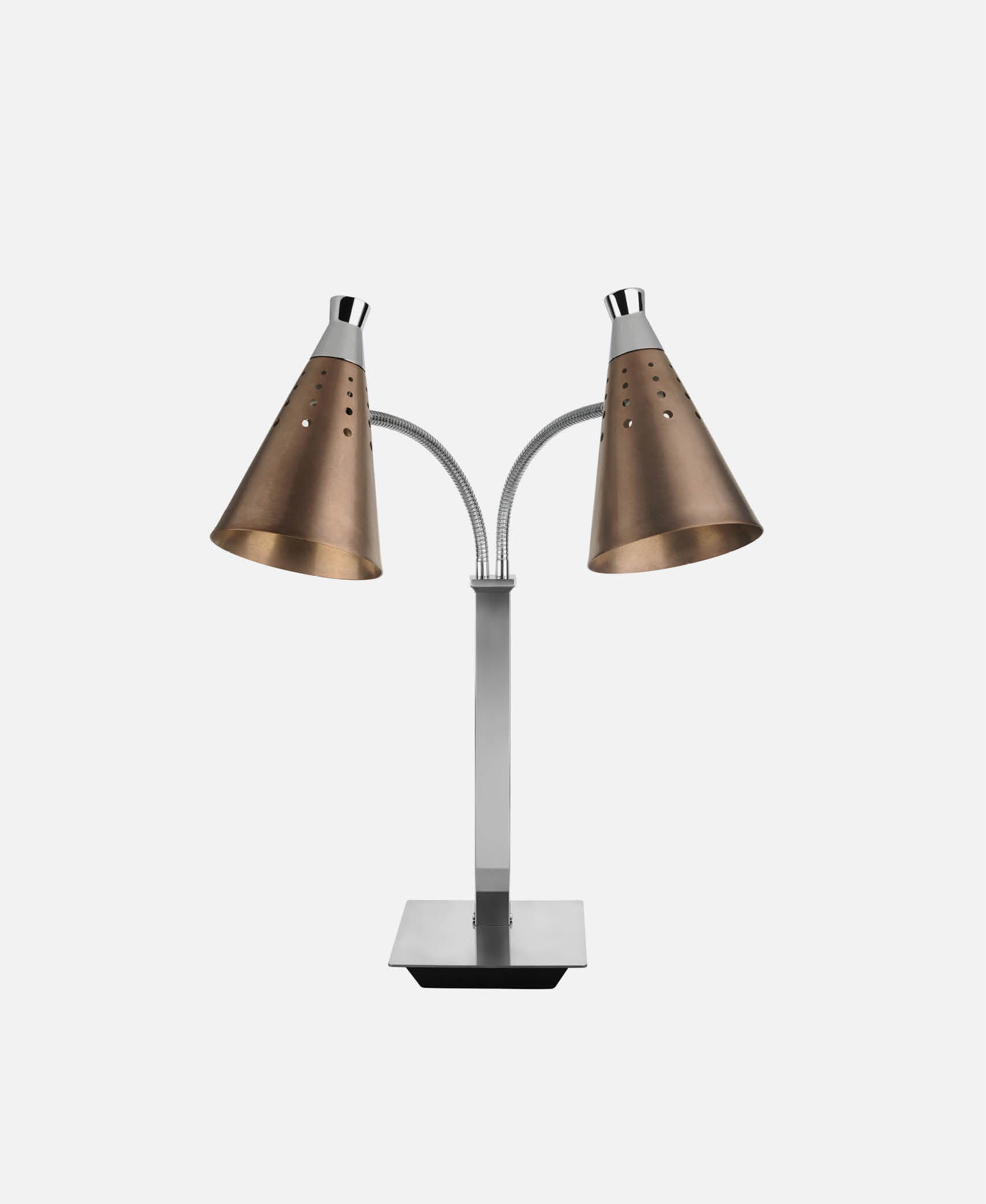 Lámpara Calor doble 230V - Bronze Vintage