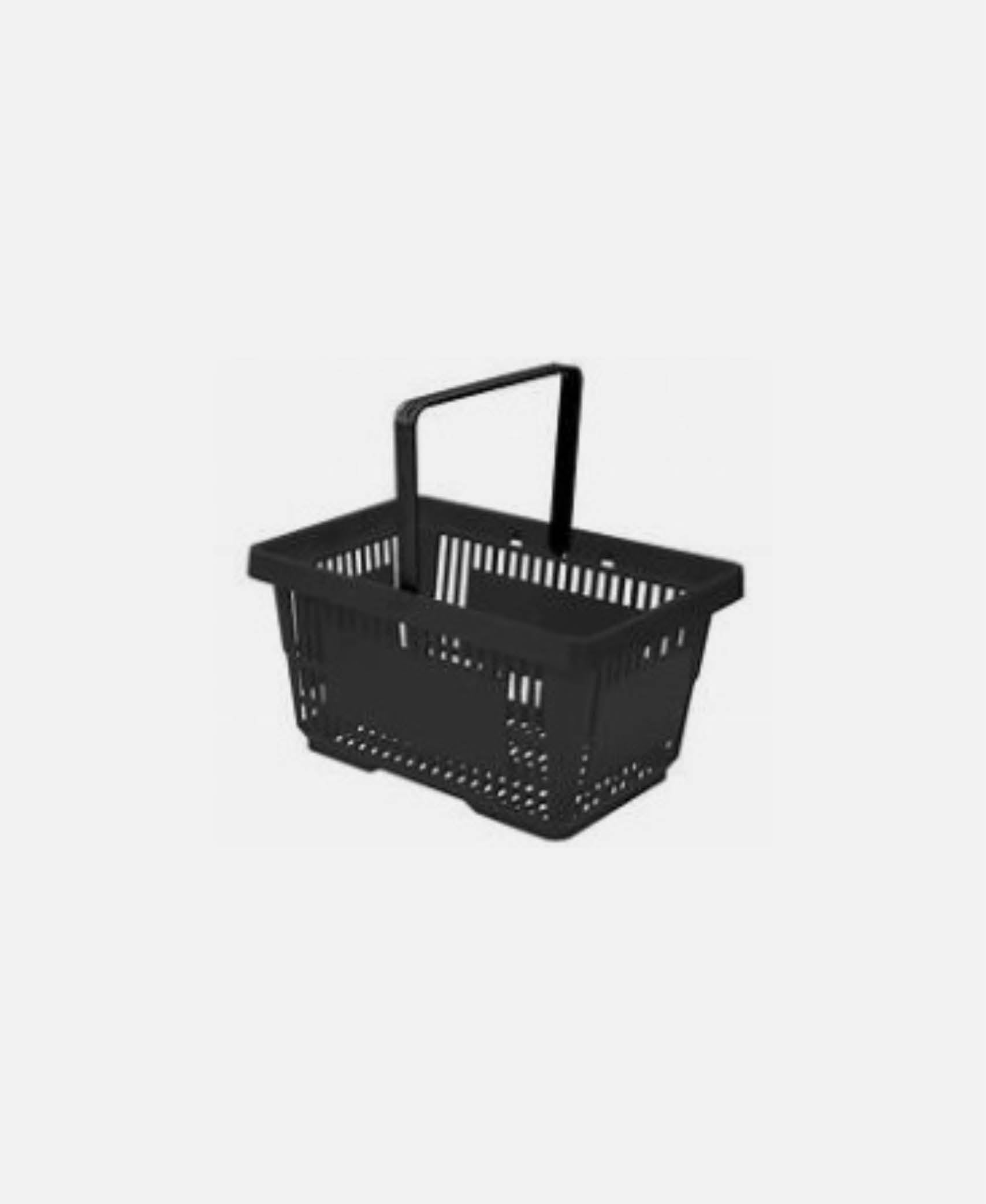 Cesta Rejada - Negro 45 x 28 cm