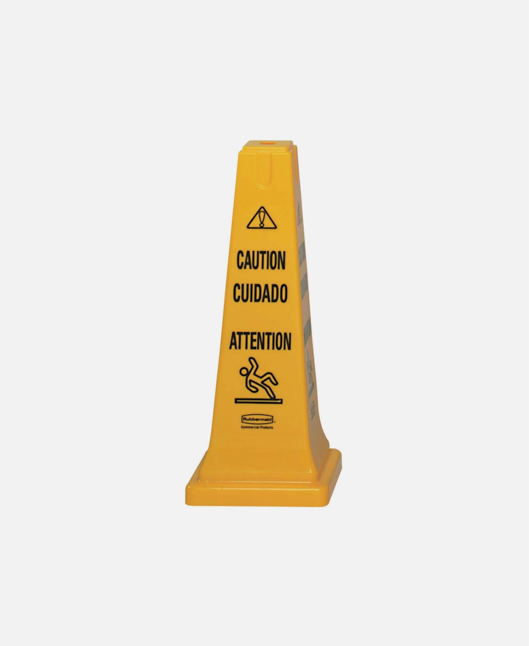 Cono Seguridad Multilingüe - Amarillo 26,7 x 26,7 h 65,4 cm