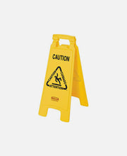 Señal Suelo Multilingüe 2 lados - Amarillo 3,8 x 27,8 h 66,2 cm