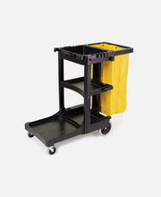 Carro Limpieza Con Bolsa - Negro 97,5 x 116,8 h 55,2 cm