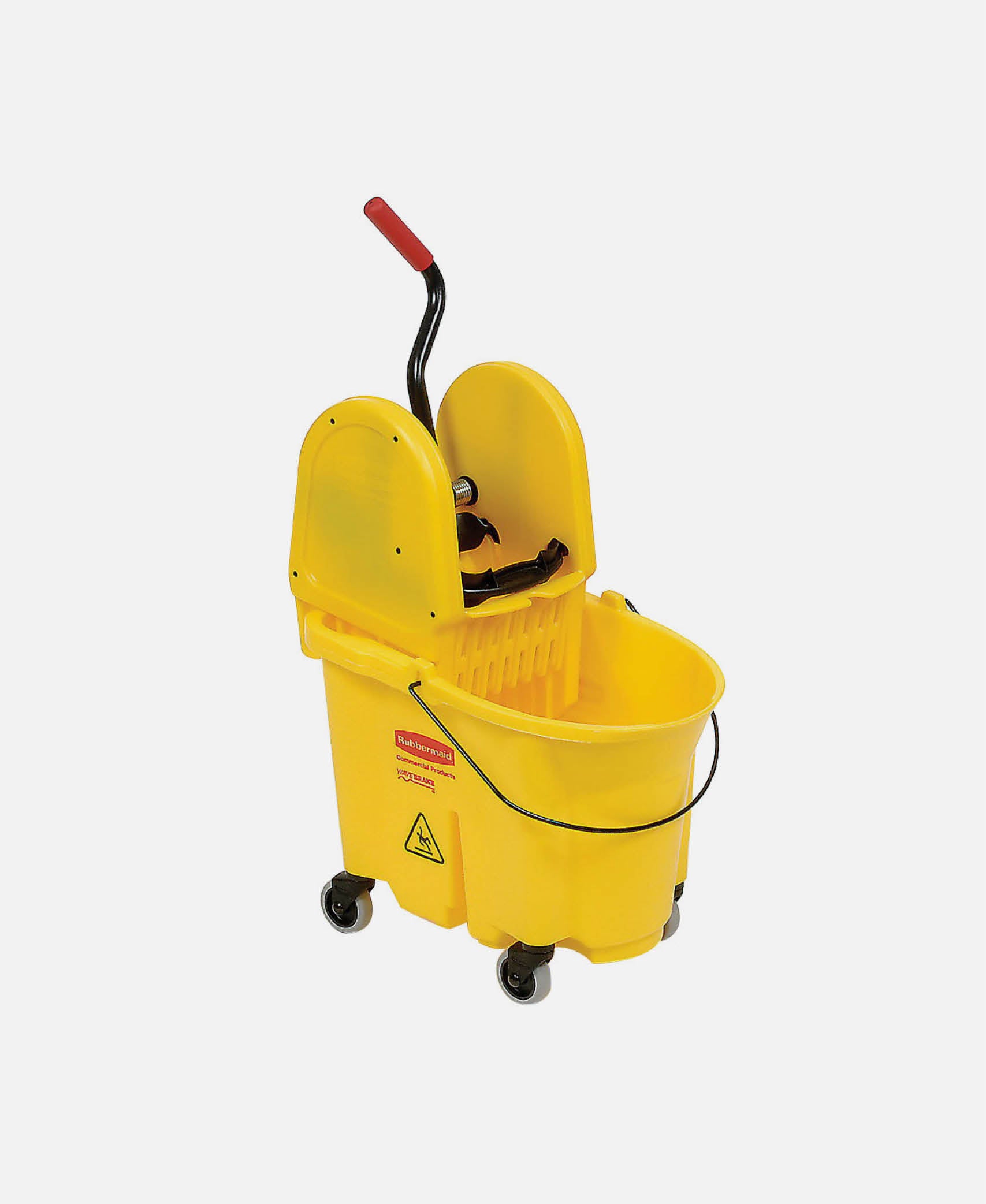 Combo Cubo Limpieza Wave Brave - Amarillo 33 l
