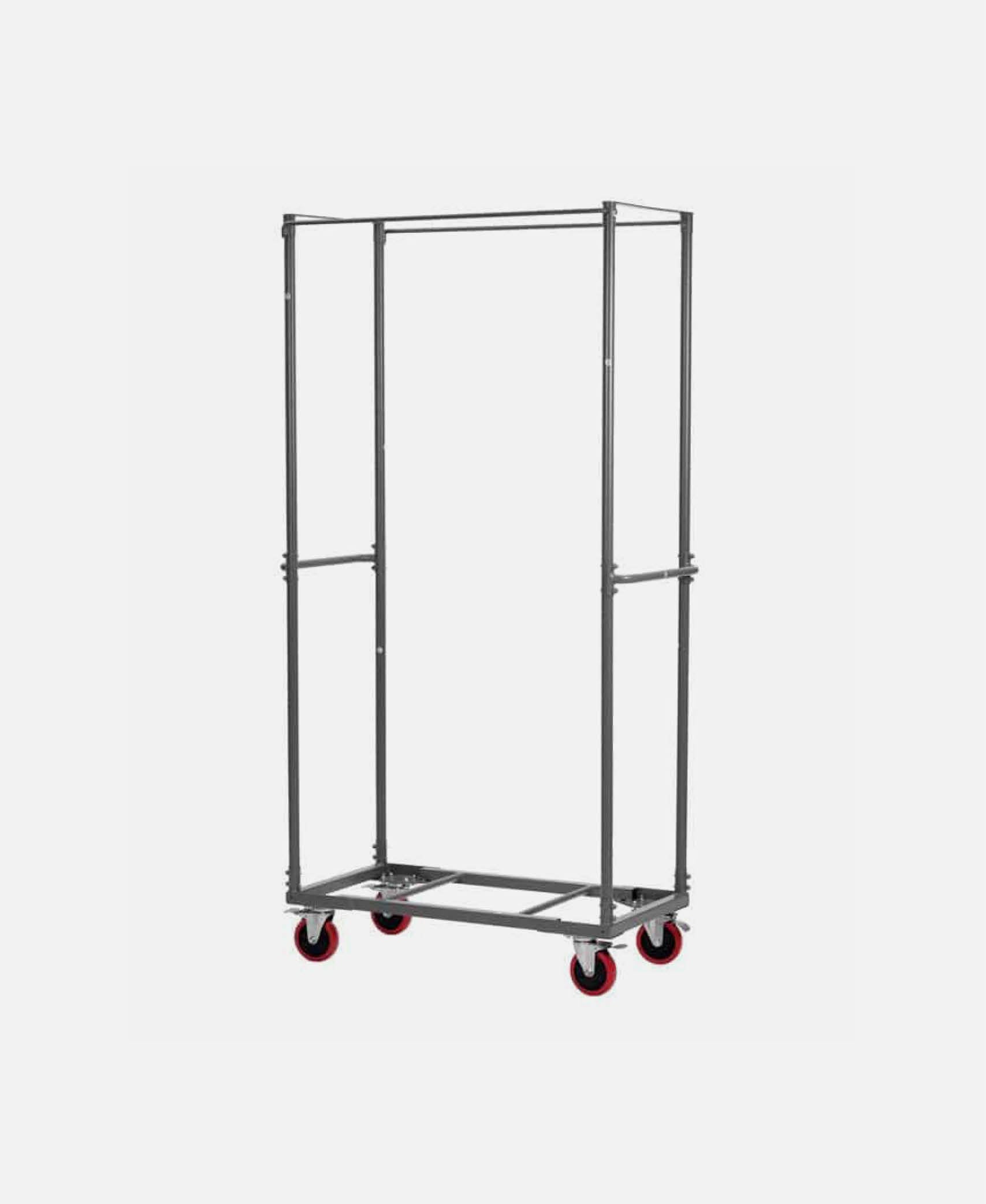 Carro Sillas Alex - Gris 95,4 x 47,5 h 196,8 cm