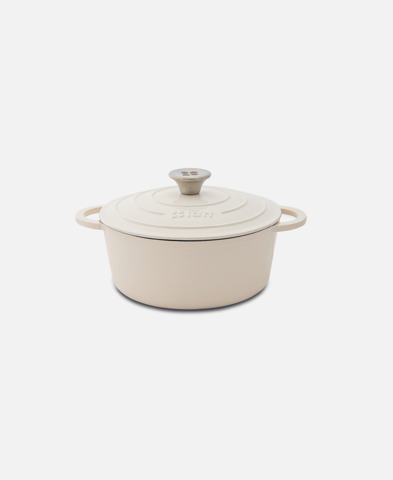 Round Cocotte - White