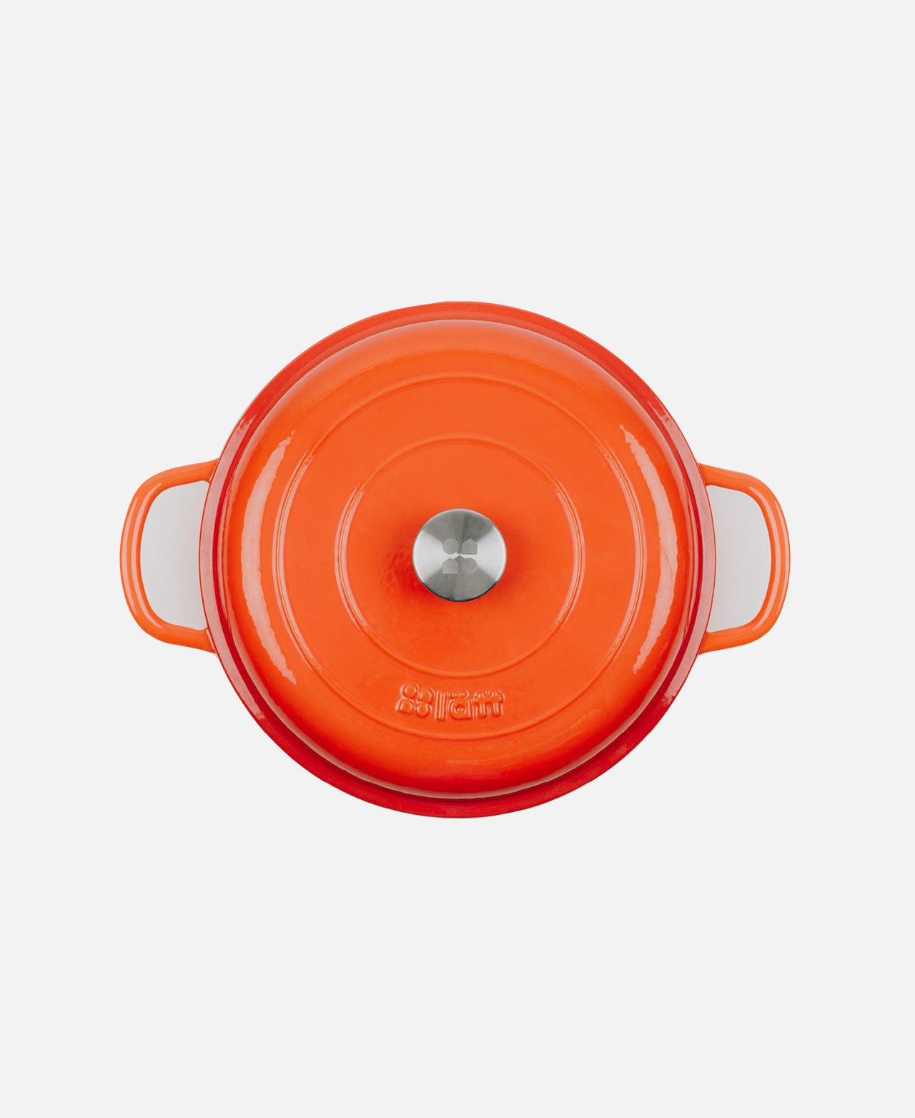 Low Round Cocotte - Orange