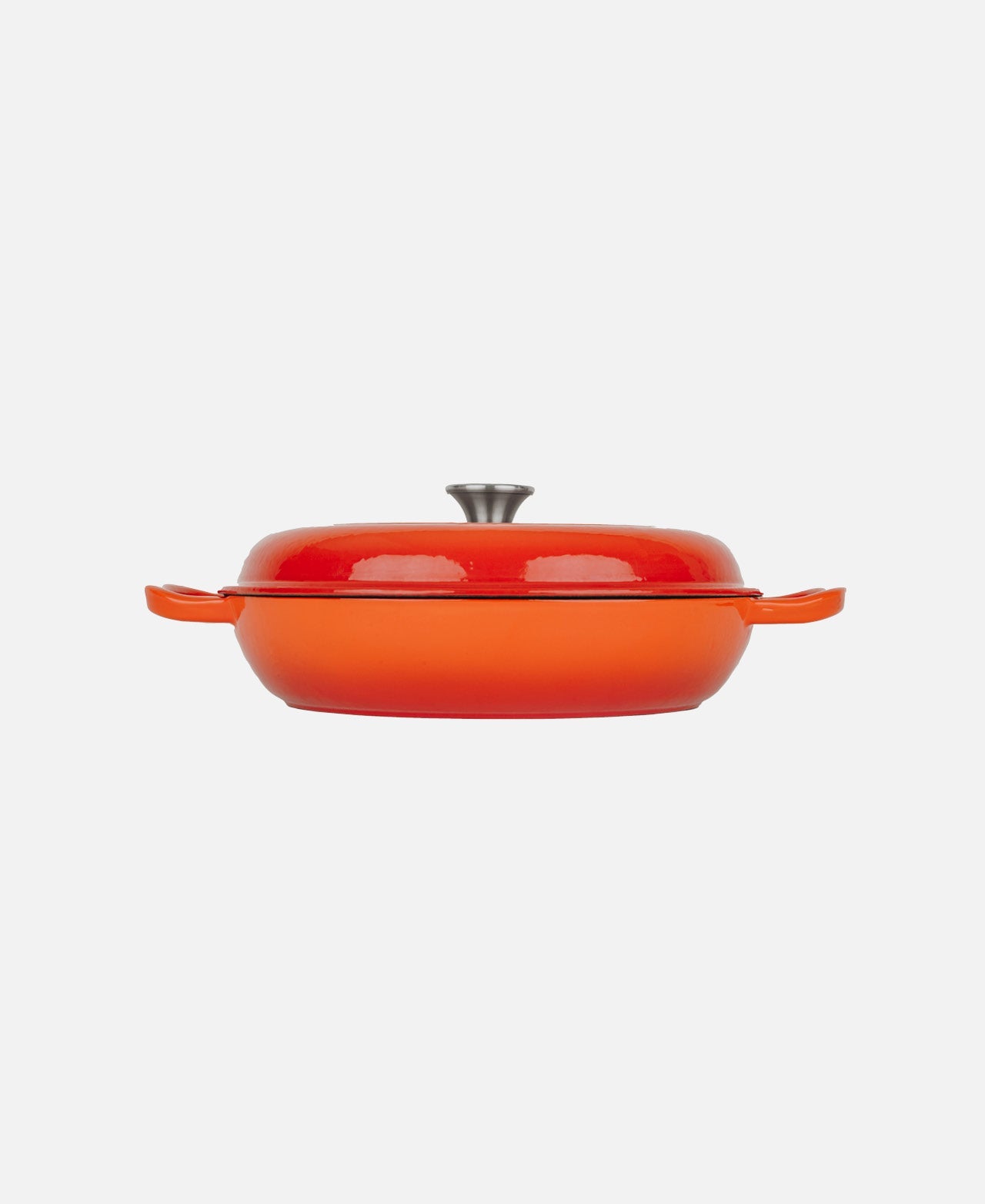 Low Round Cocotte - Orange