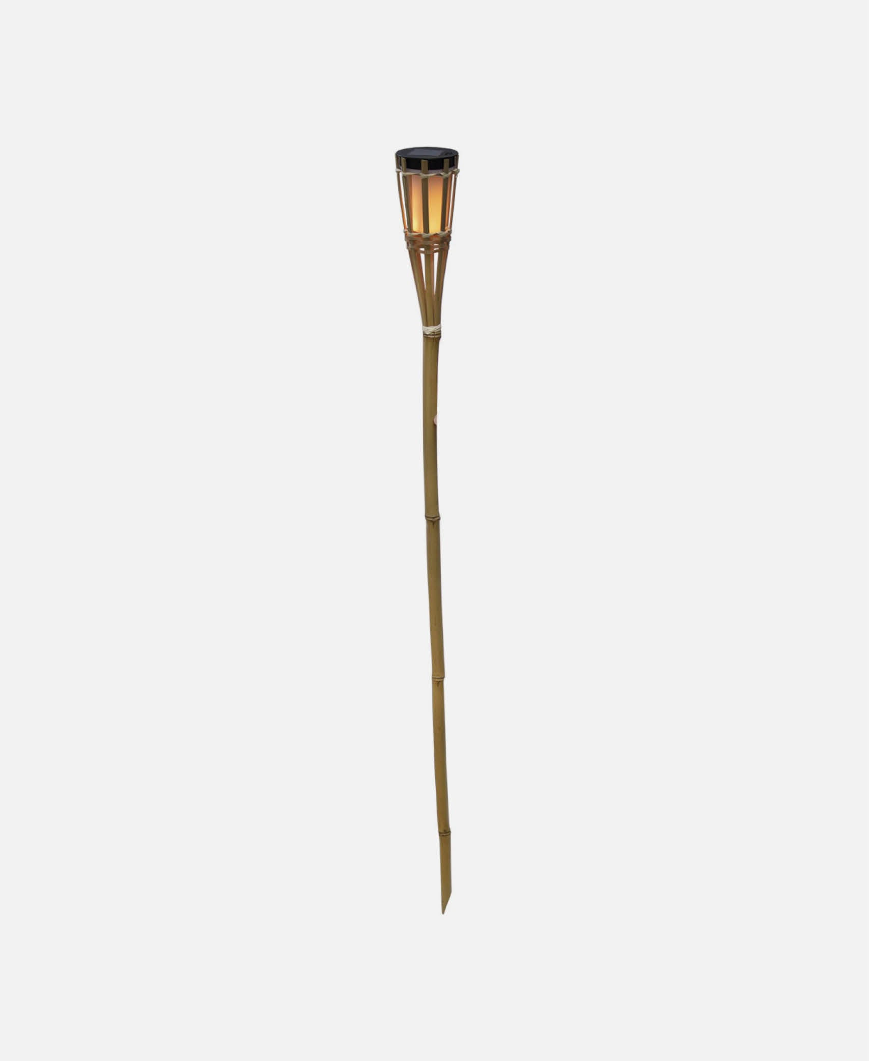 Antorcha Solar Hiama - Madera Ø 8,2 x 120 cm