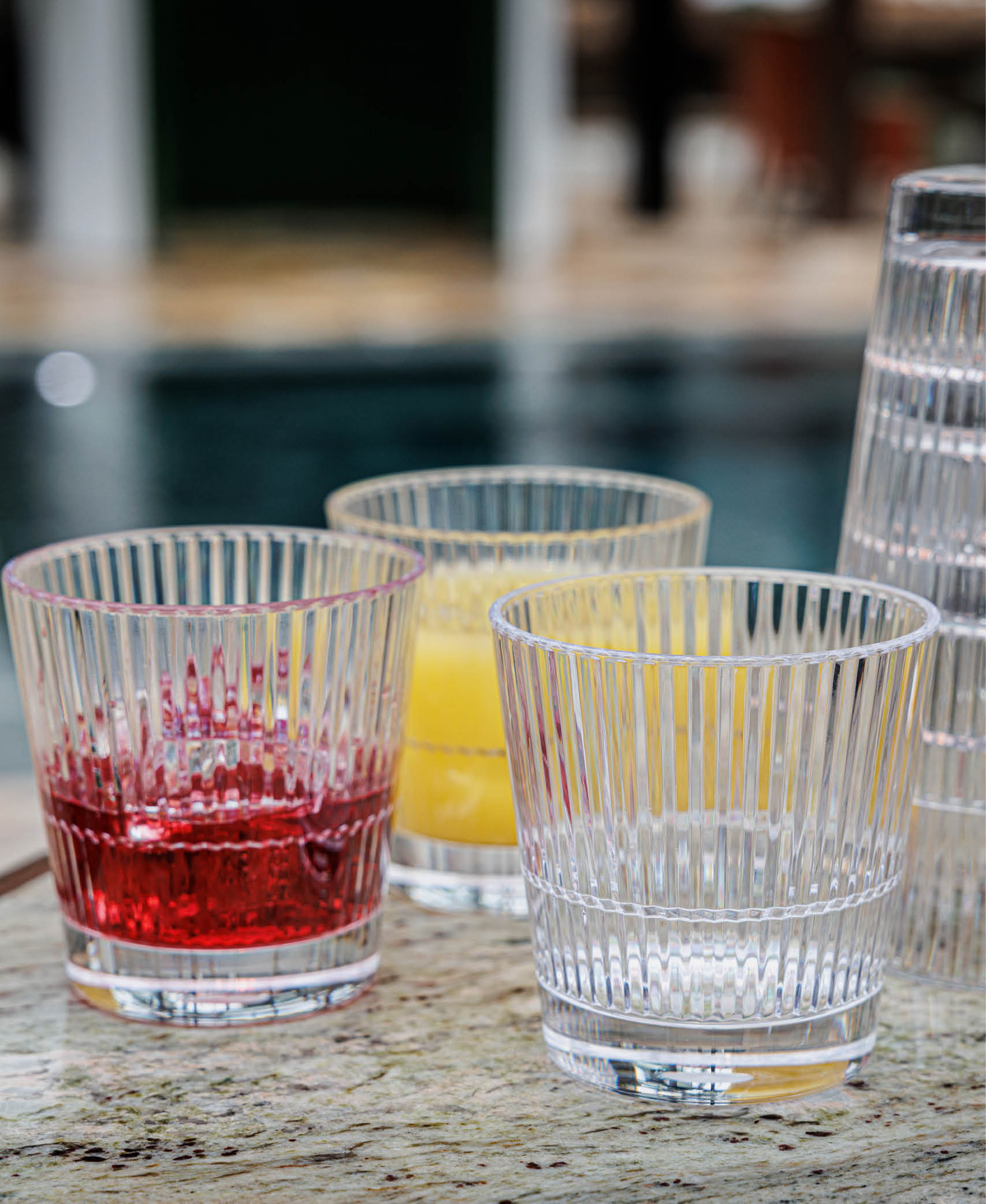 Vaso Stripe - Transparente