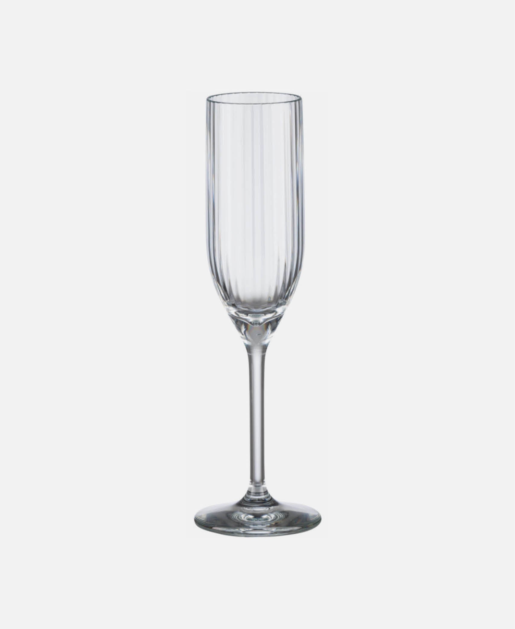 Copa Flauta Stripe - Transparente 18 cl