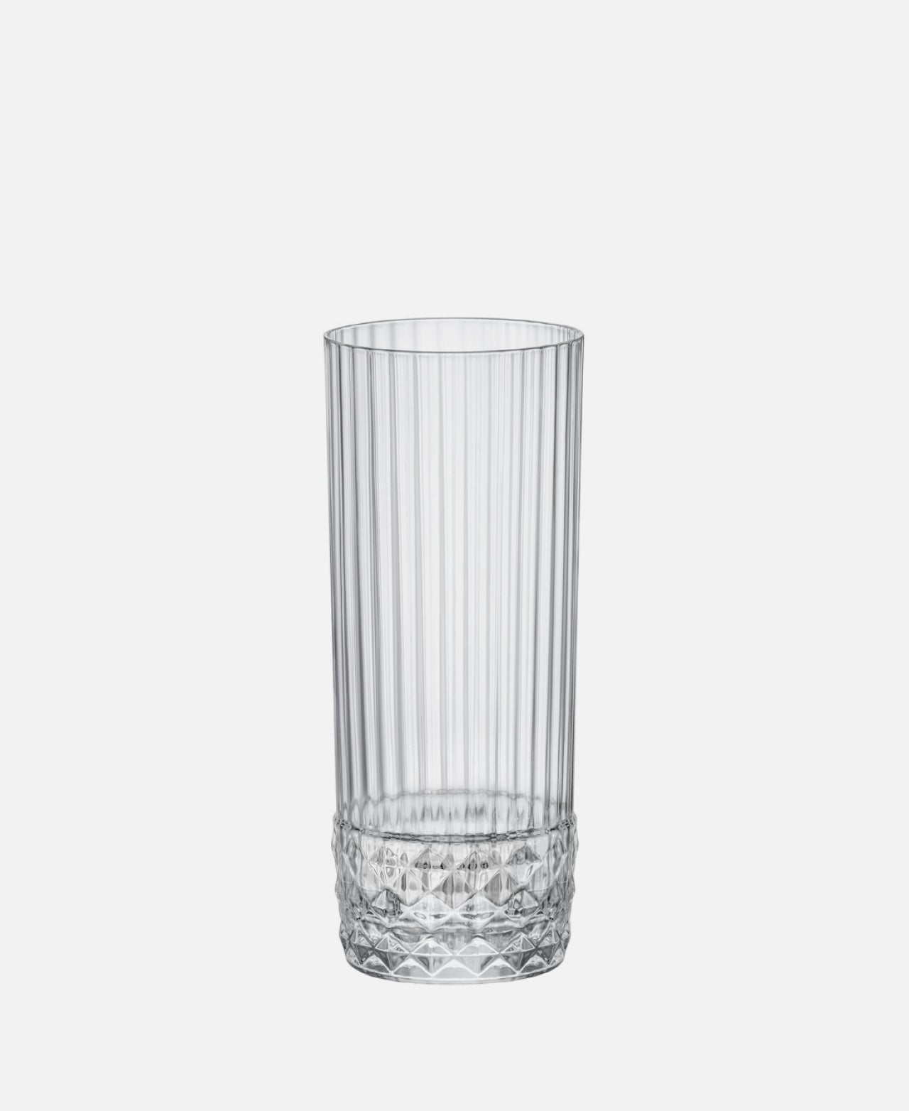 Bormioli - Vaso Alto Transparente, colección America 20´s Ø 6,8 x 15,8 cm (40 cl)