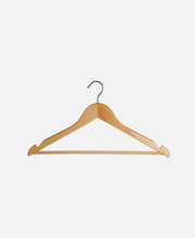 Percha Plana Con Muescas - Natural 45 cm