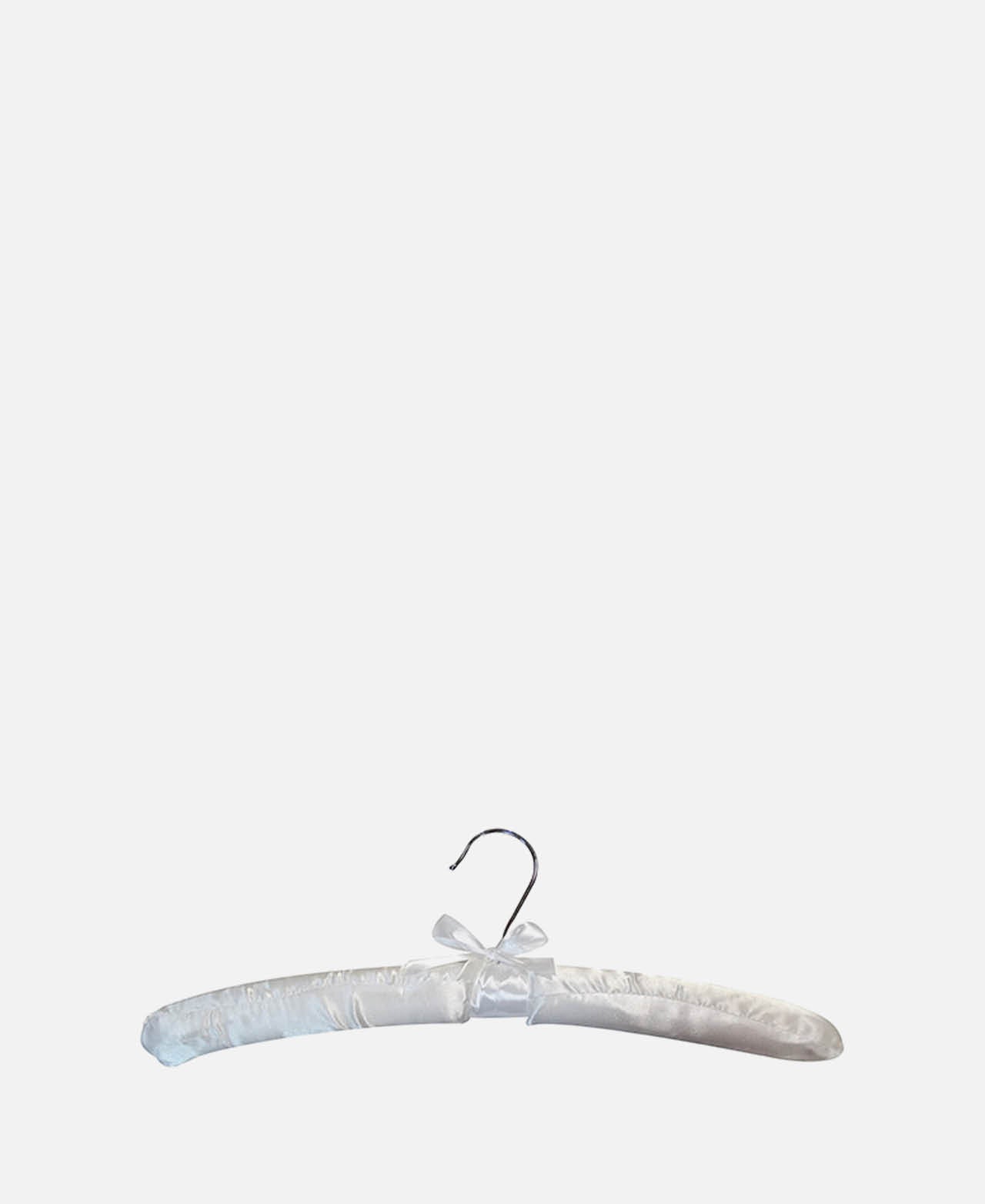 Fabric Covered Hanger - White