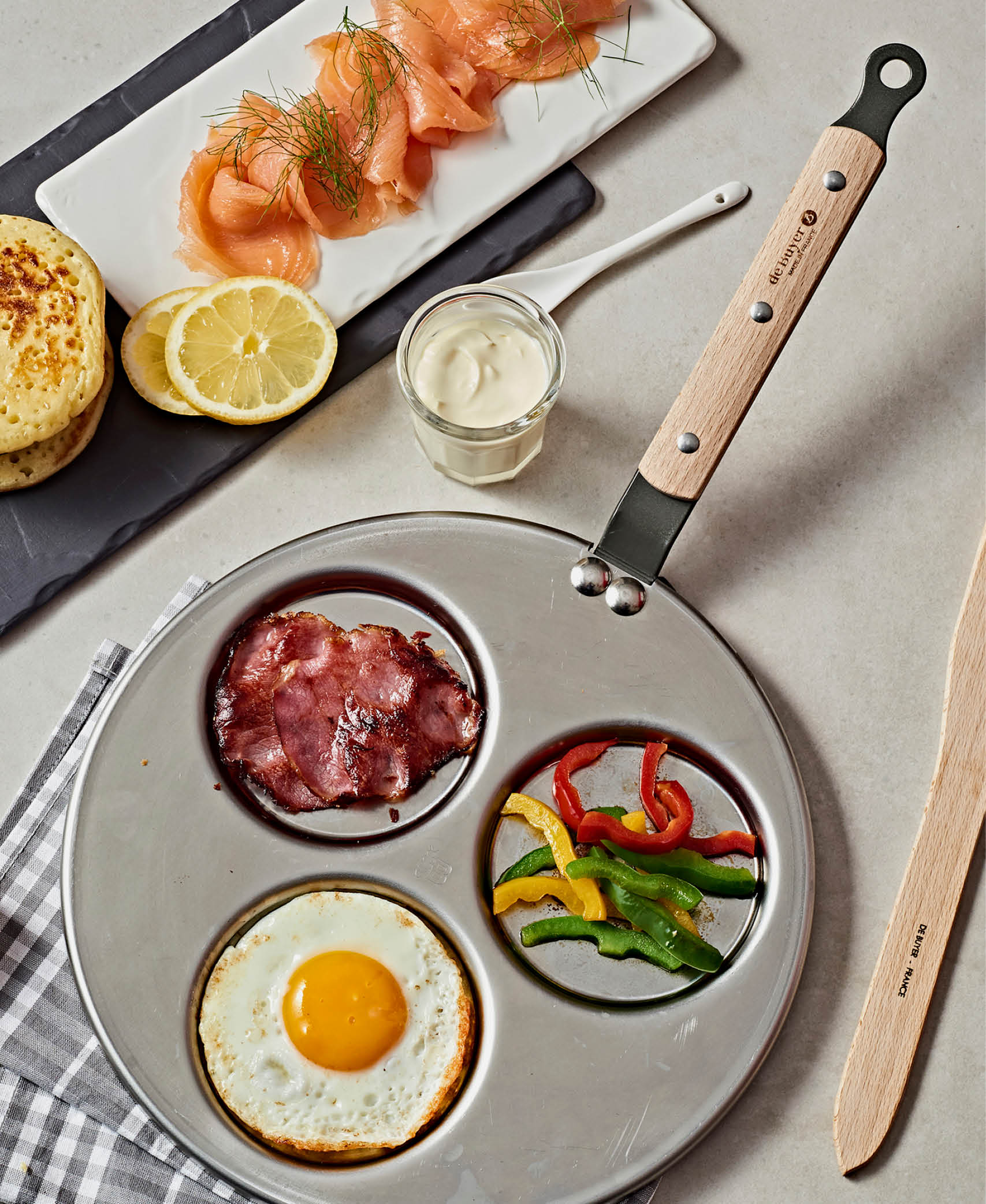 Sartén Para Mini Tortitas Mineral B Bois - Acero