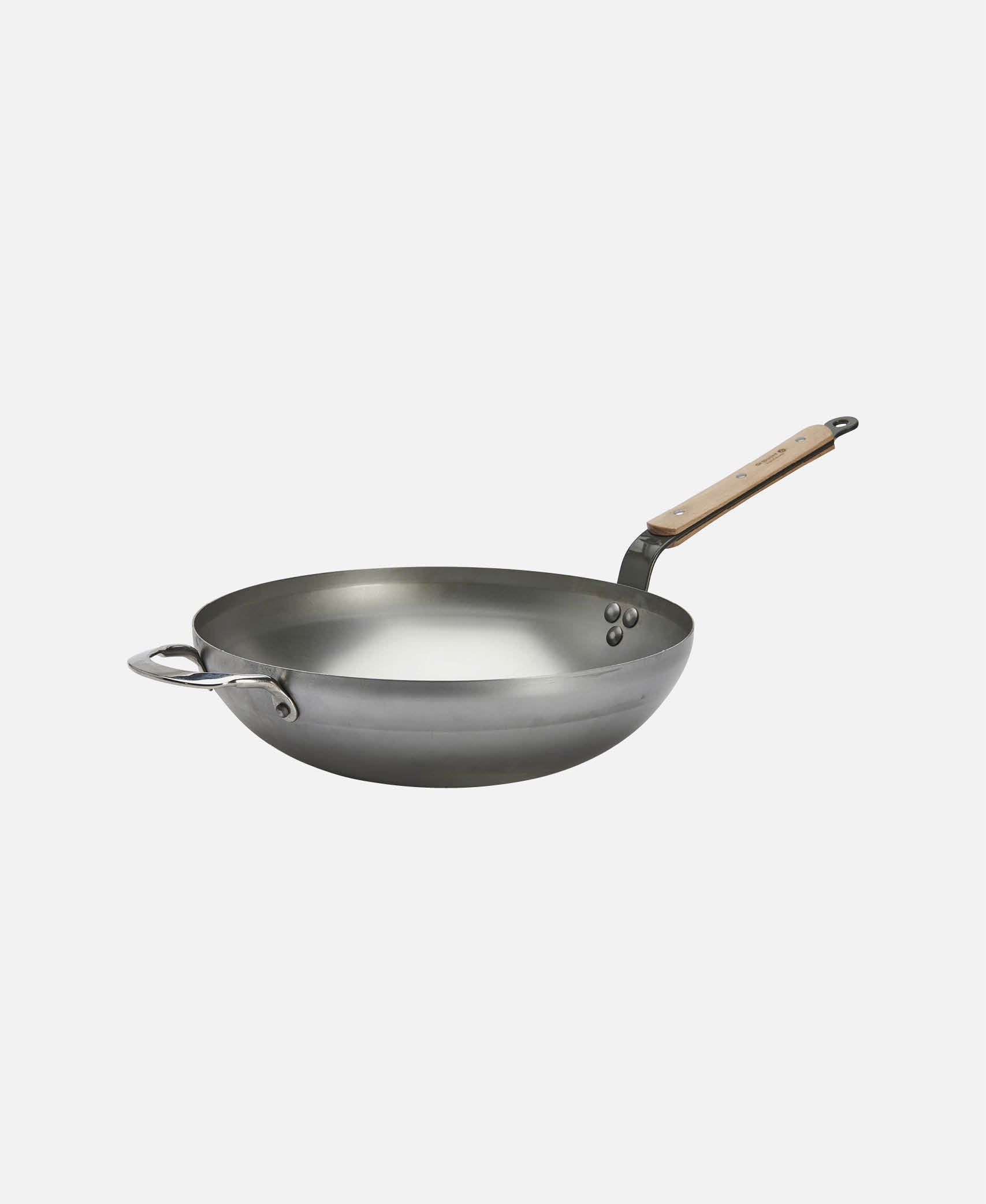 Wok Cóncavo Con Asa Mineral B Bois - Acero