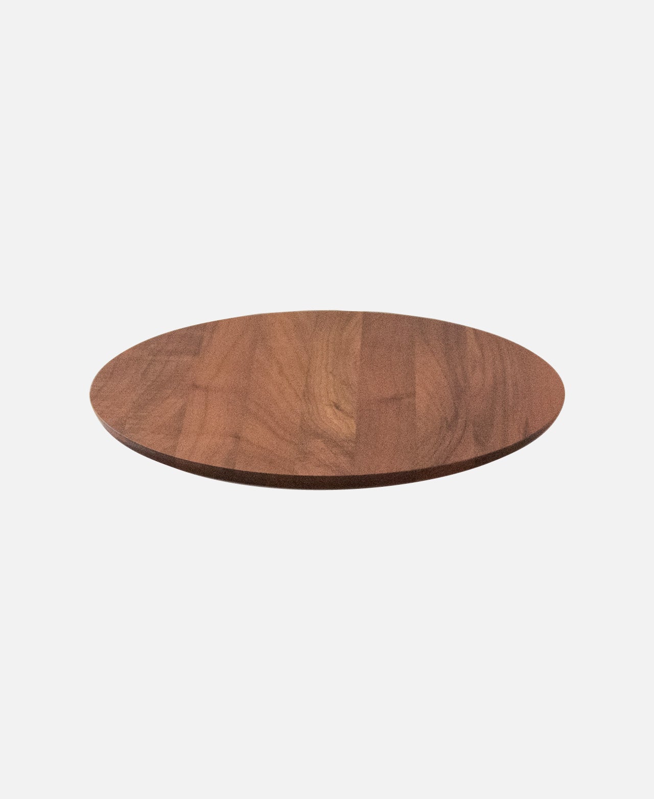 Tall Round Tray - Walnut