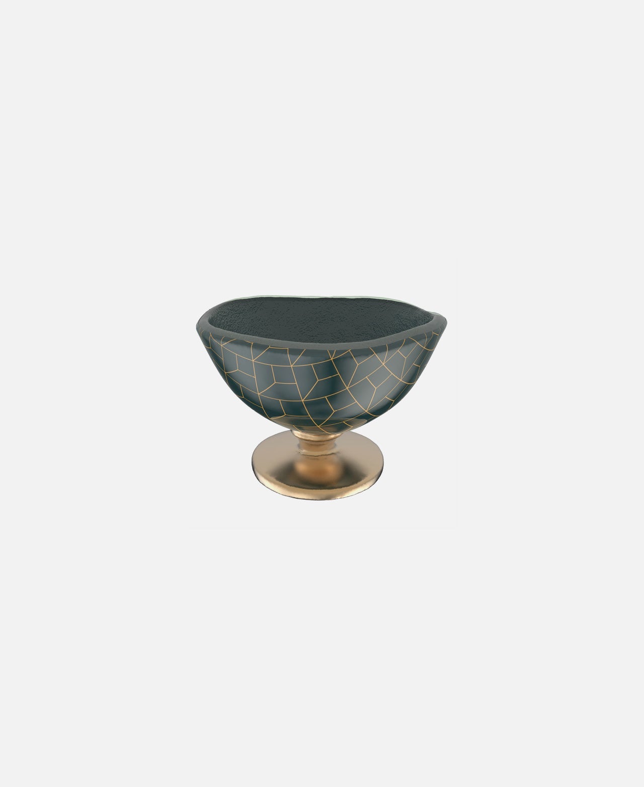 Lux Presentations Nut Bowls Footed Bowl - Turquoise Blue