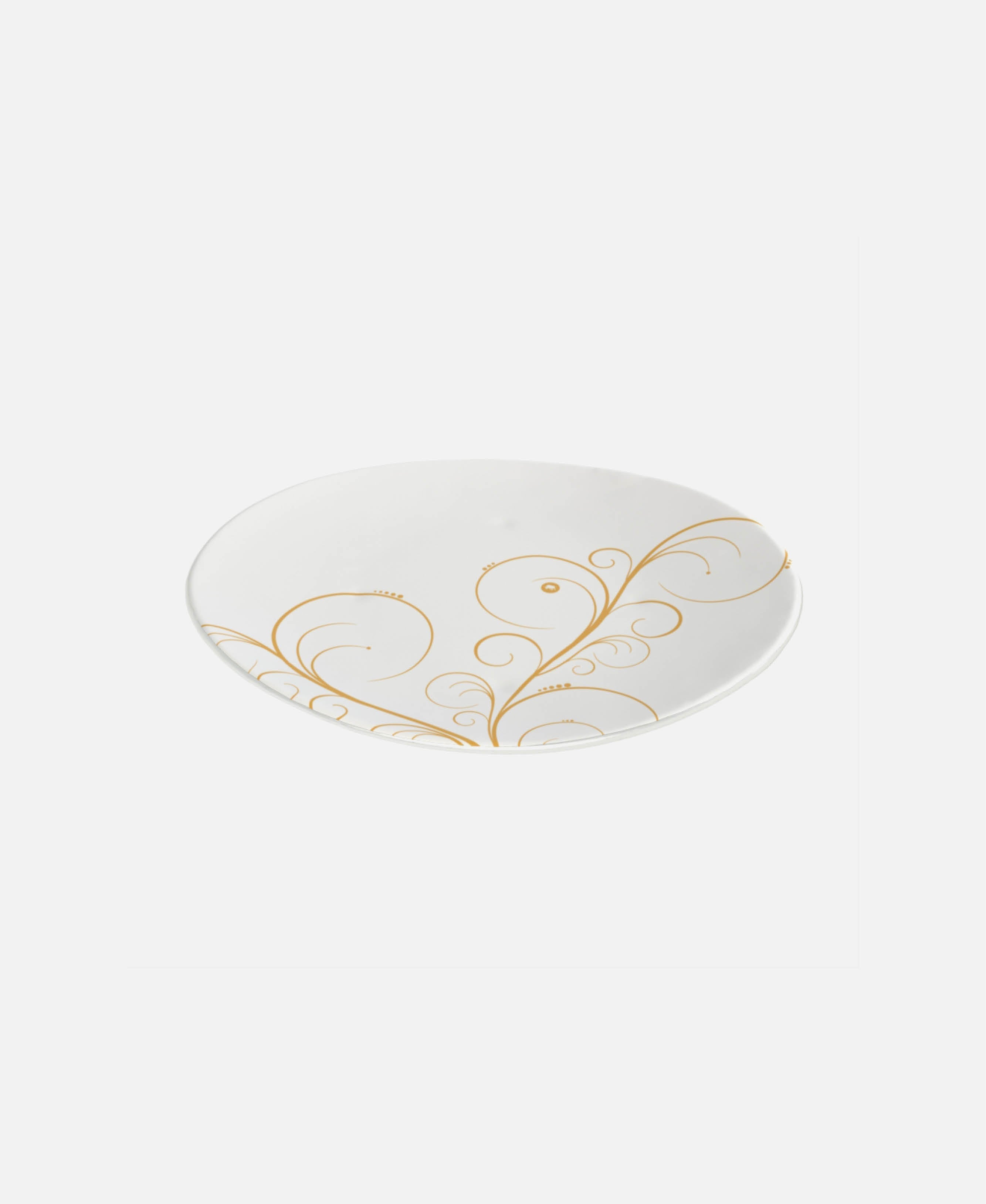 Plato Ovalado Postre - Blanco