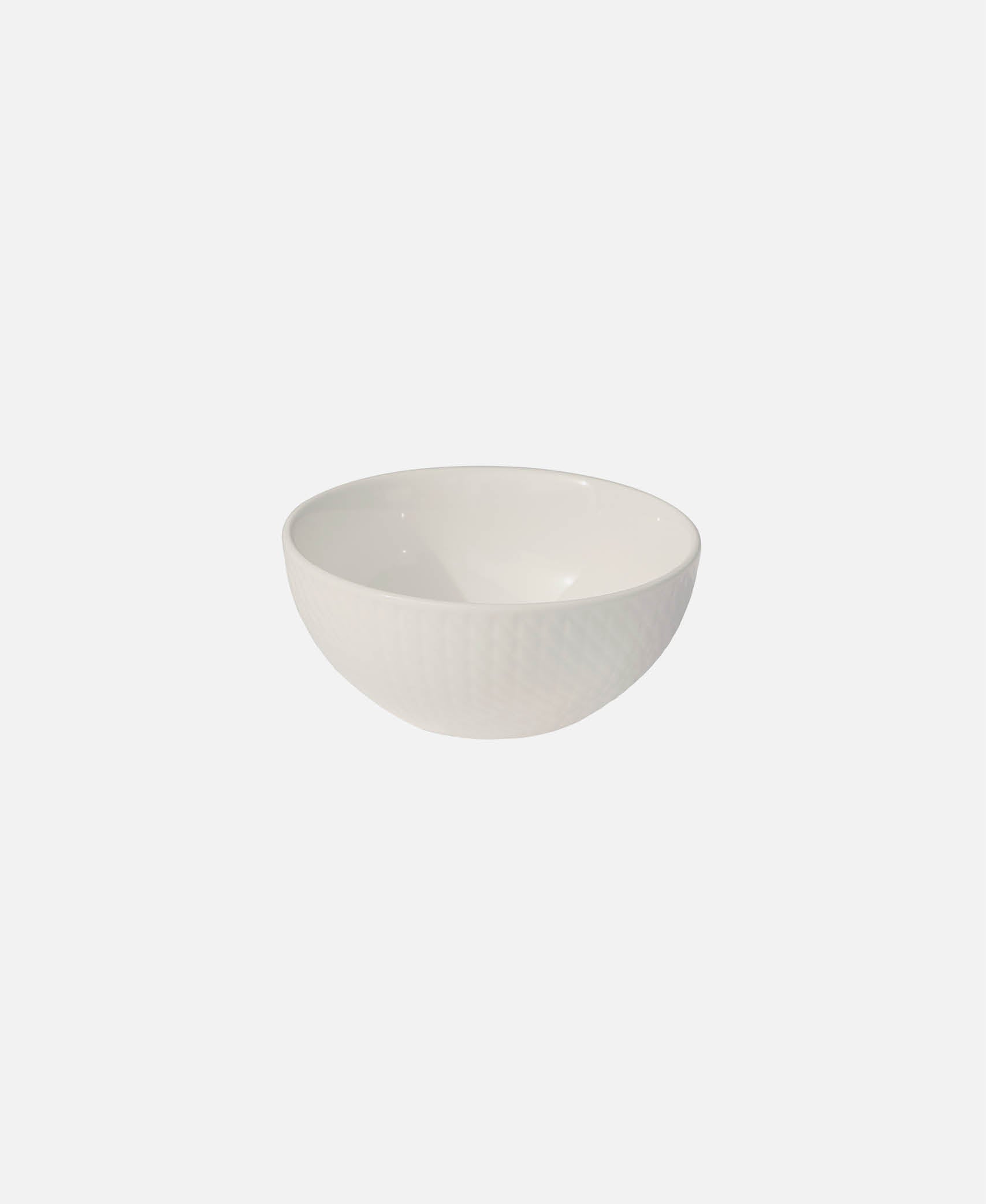 Bol Con Relieve Claudette - Blanco Ø 14 cm