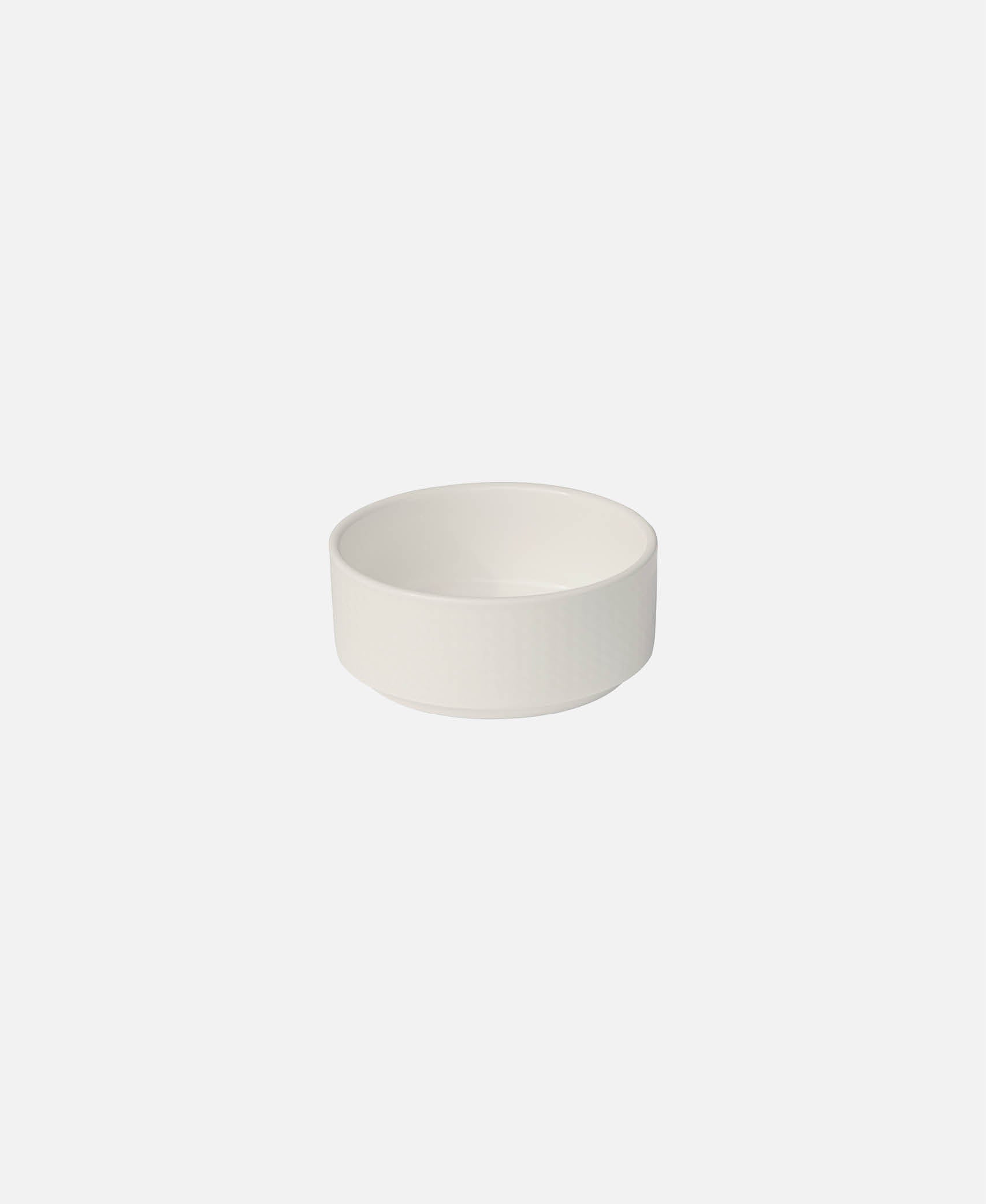 Bol Recto con Relieve Claudette - Blanco Ø 12 cm