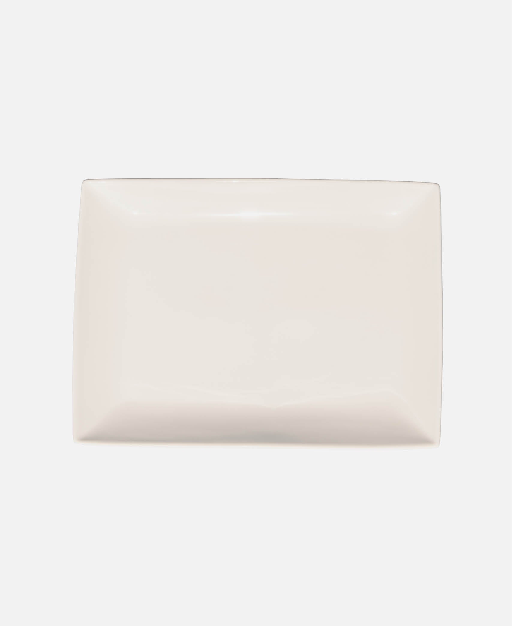 Fuente Sin Relieve Claudette - Blanco 35,5 x 26 cm
