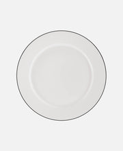 Plato Llano Claudette Noir - Blanco / Negro Ø 30,5 cm