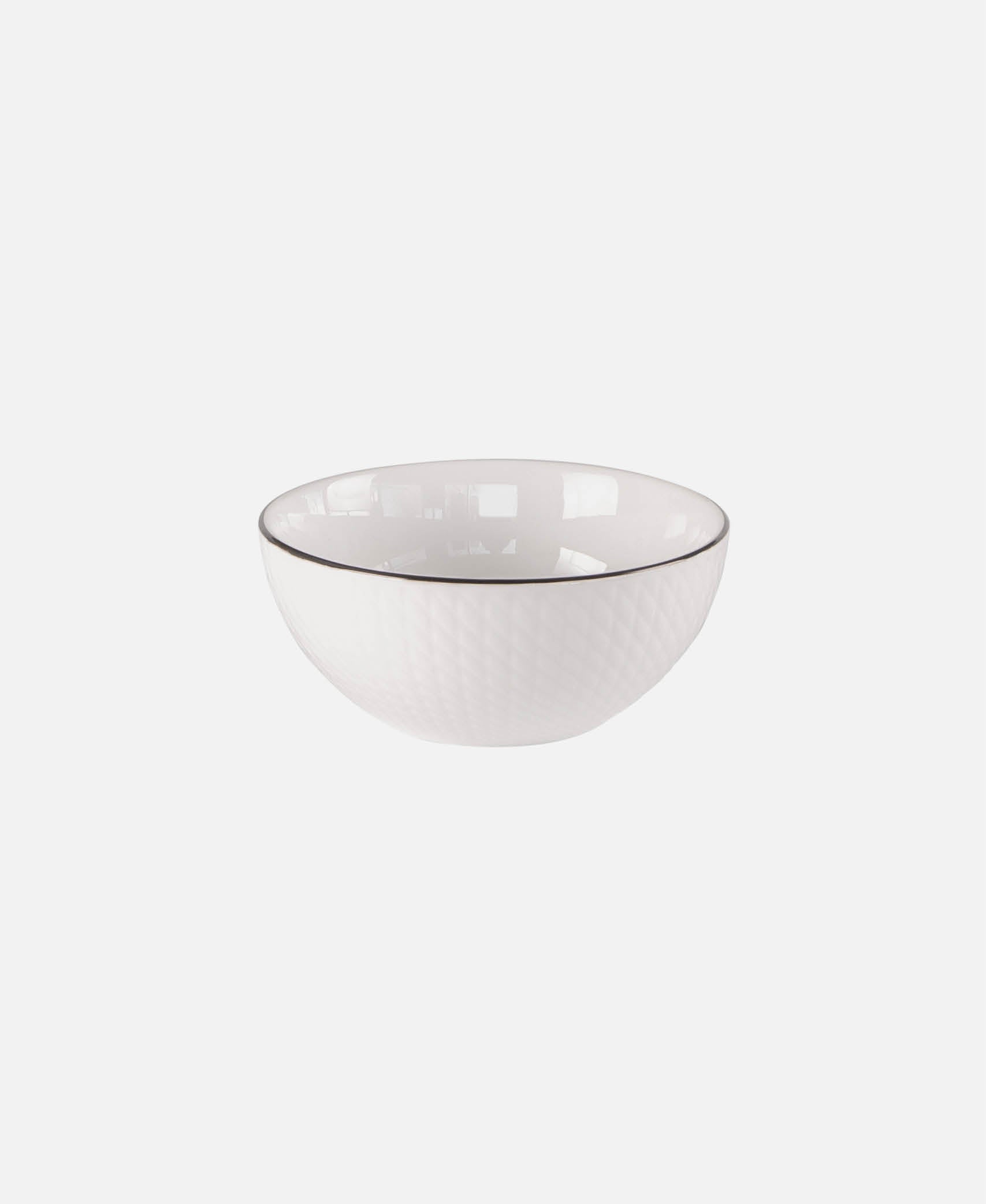Bol Claudette Noir - Blanco / Negro Ø 14 cm