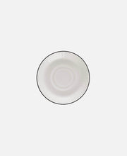 Plato Café Claudette Noir - Blanco / Negro Ø 12,7 cm