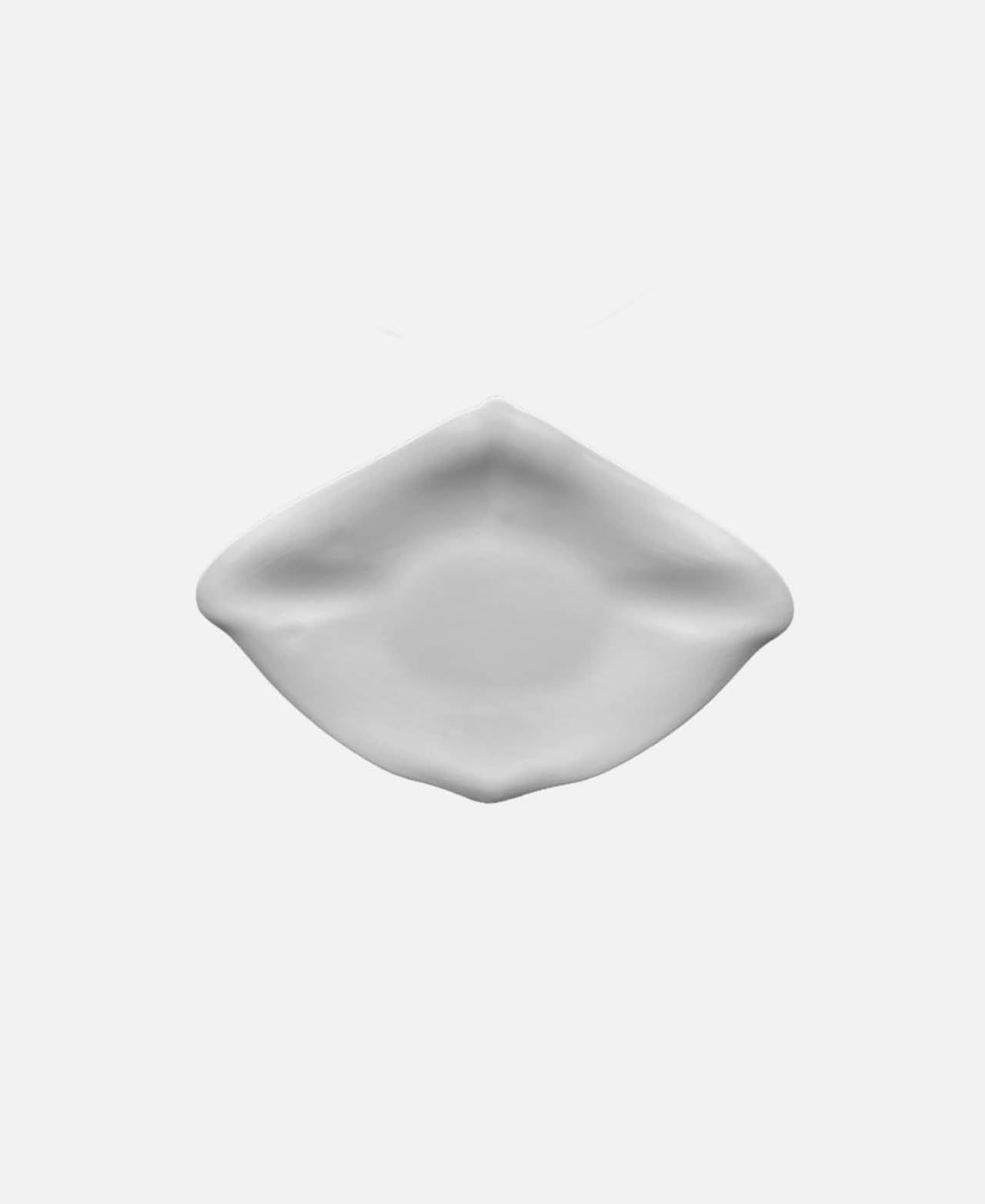 Ocean Cook Striped Dessert Plate - Enameled White