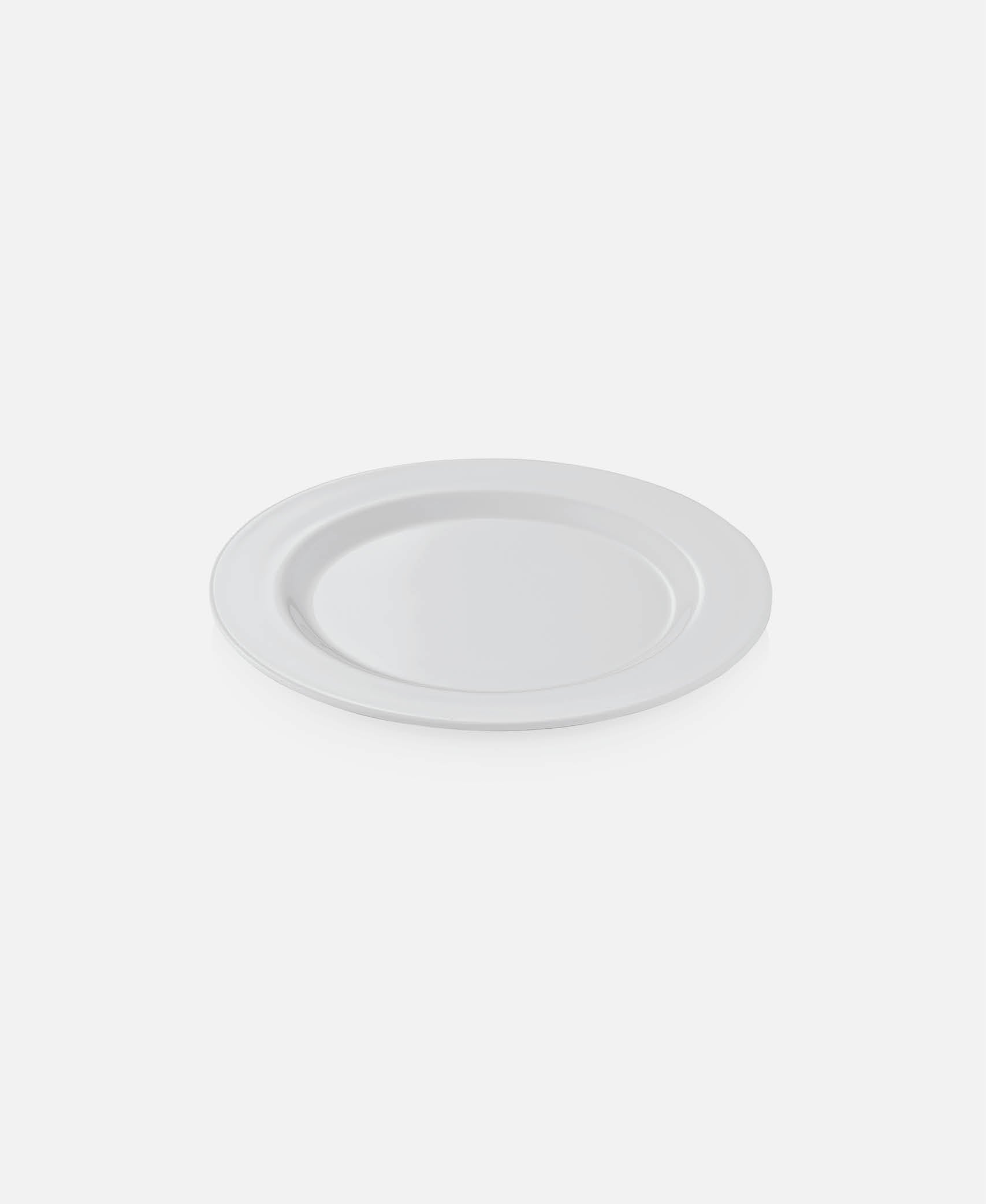 Plato llano ala ancha Essentials - Blanco