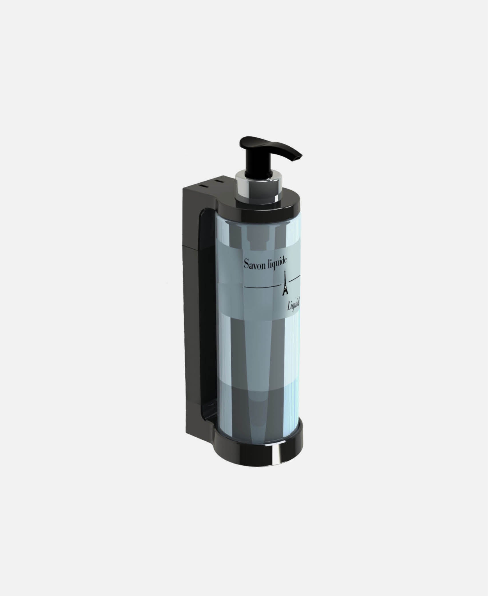 Jabonera Pared Issis - Negro 30 cl