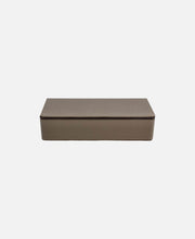 Caja rectangular 3 compartimentos Grandeur - Marrón