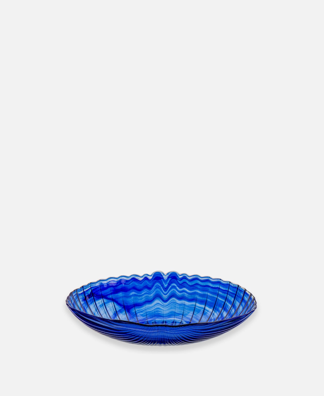 Arda Cam - Bol Azul, colección Ola 25,5 x 26 cm (130 cl)