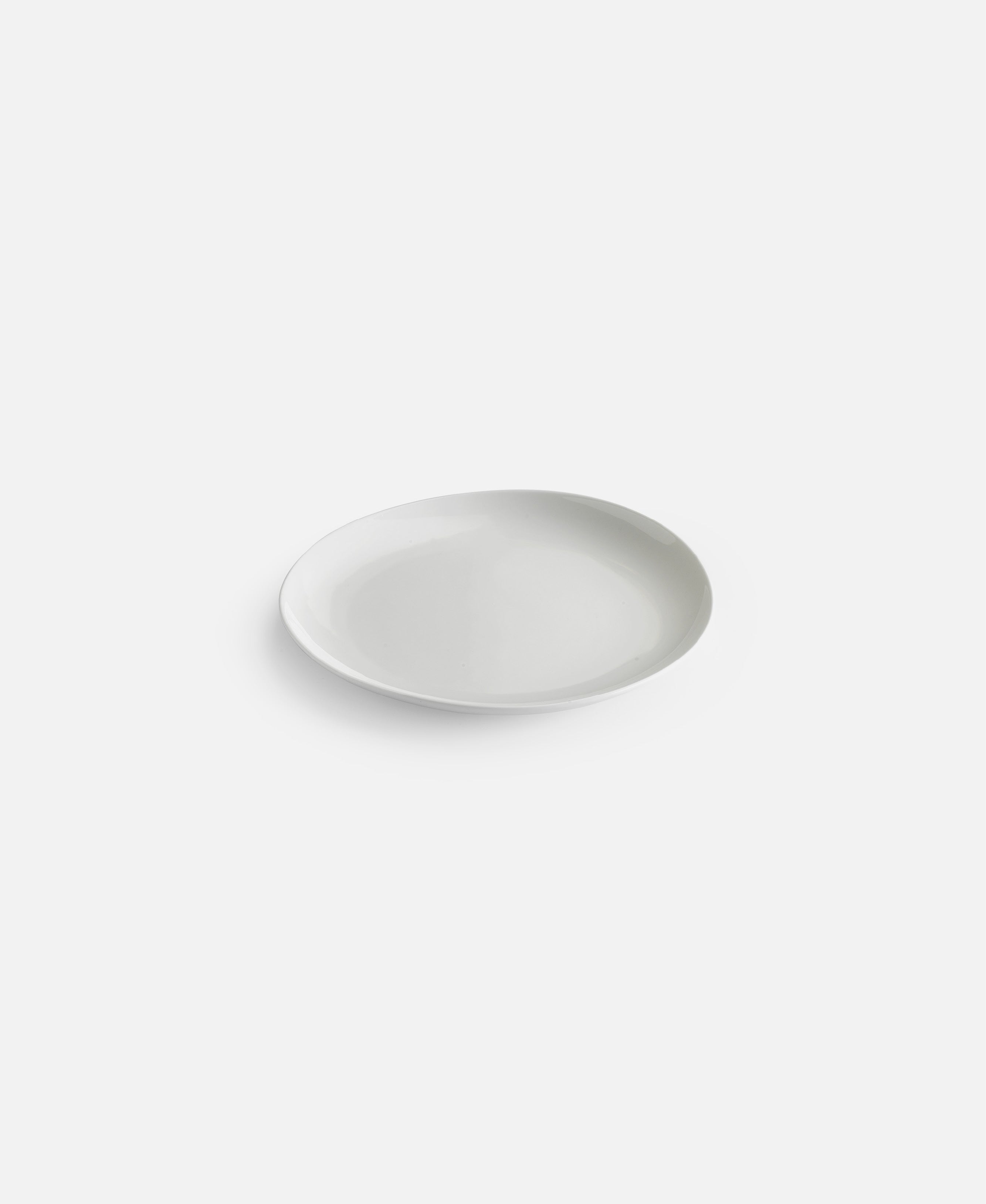 Plato Llano Perla - Blanco