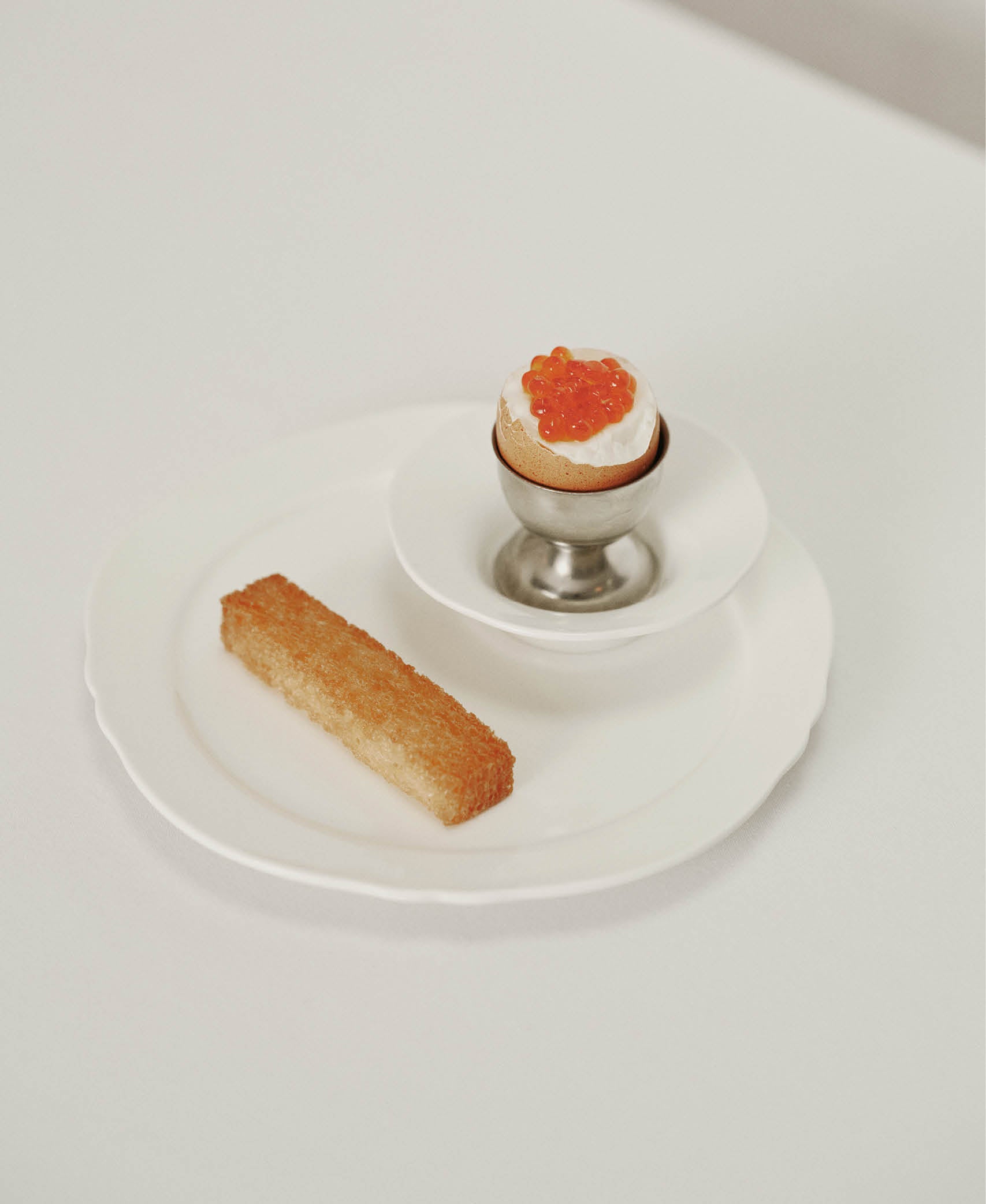 Plato alto side S Silhouette - Blanco