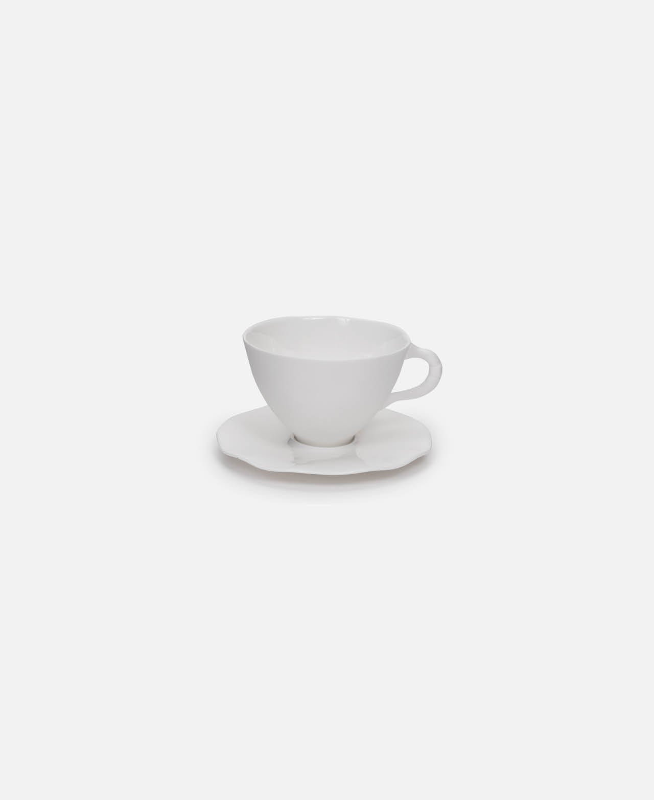 Taza Con Platillo Perfect Imperfection - Blanco