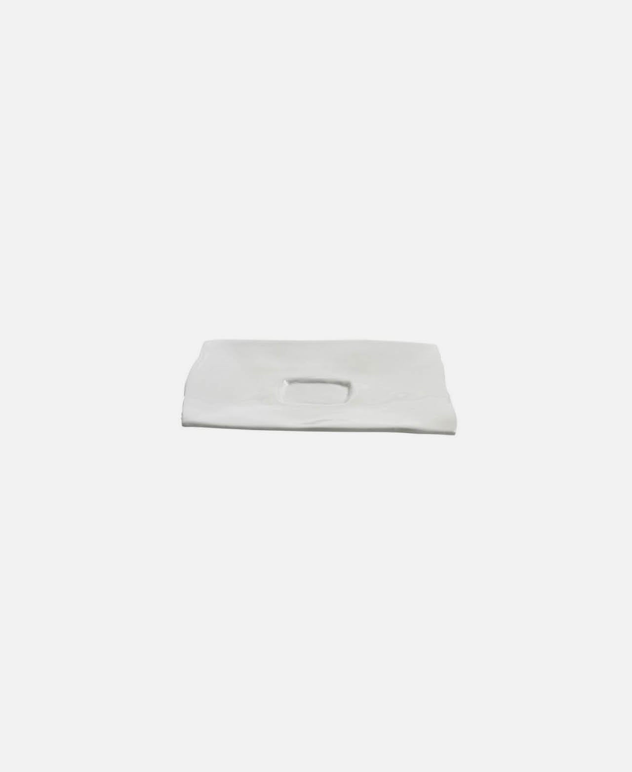 Perfect Imperfection Saucer - White